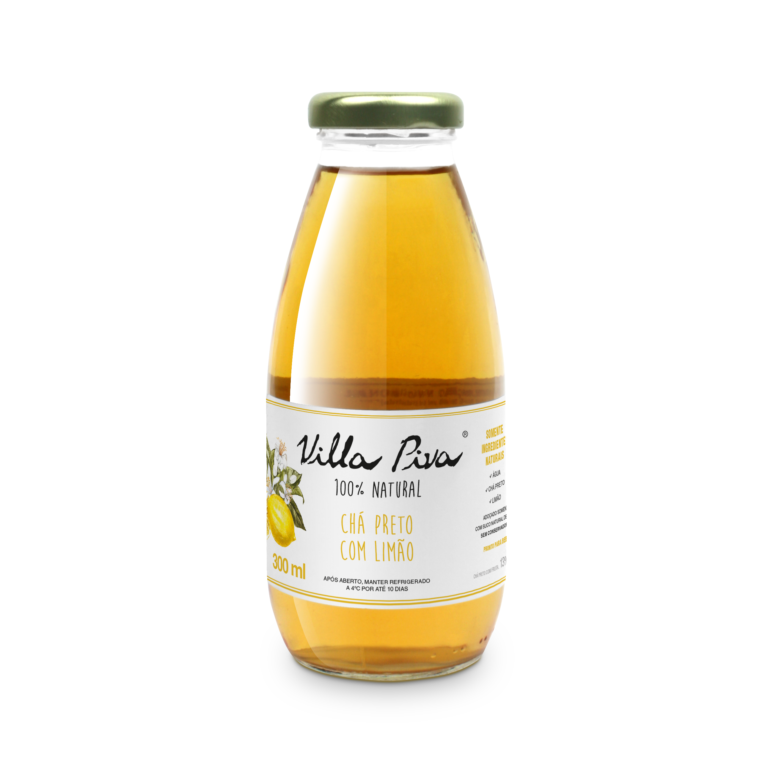 Chá Preto com limão VILLA PIVA - 300 ml