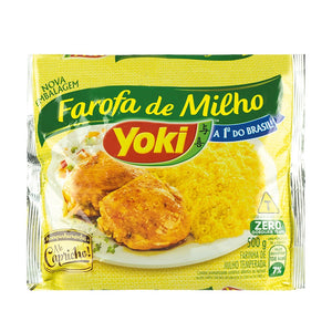 Farofa de Milho pronta temperada - YOKI - 500g