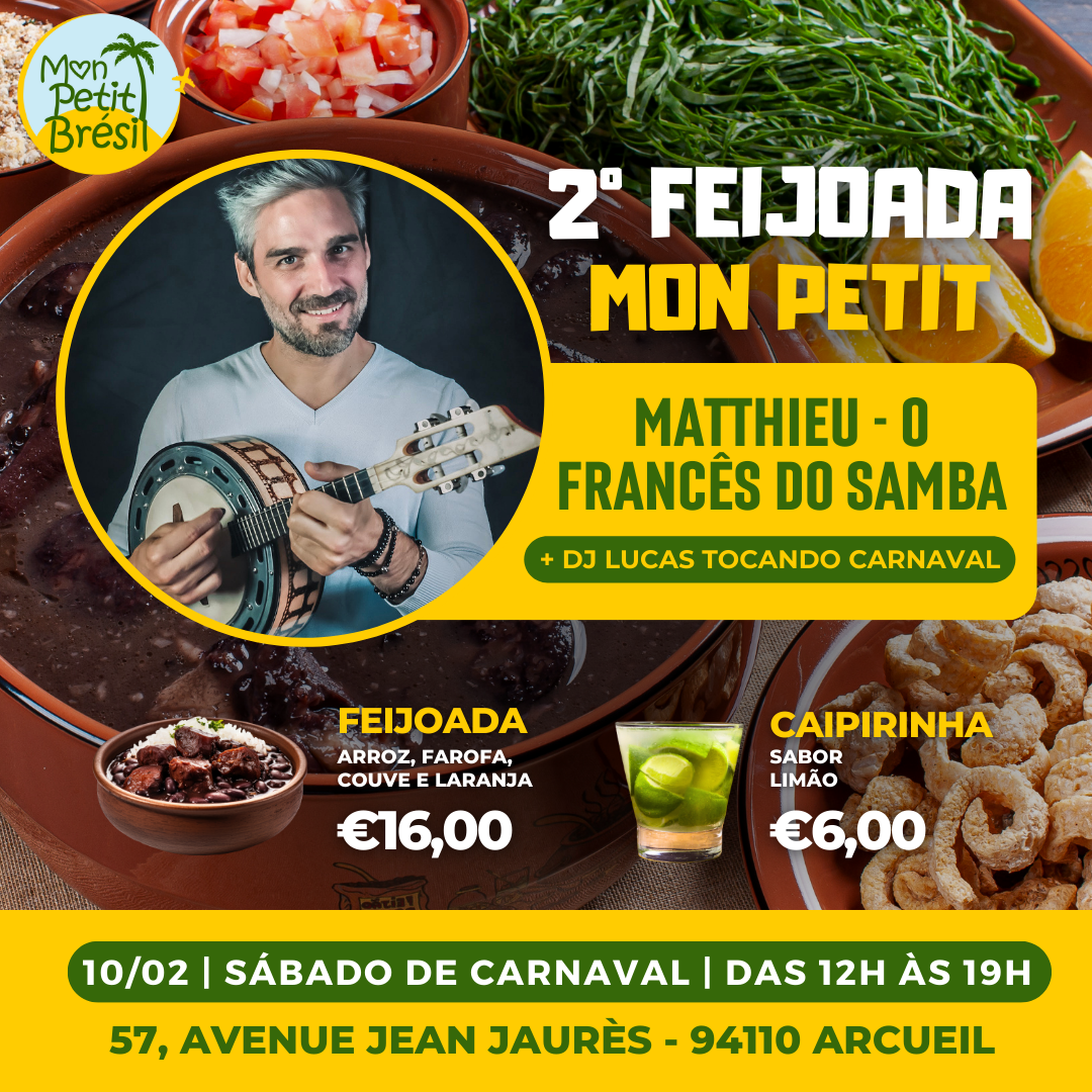 10/02/24 - Música ao Vivo em nosso Sábado de Carnaval