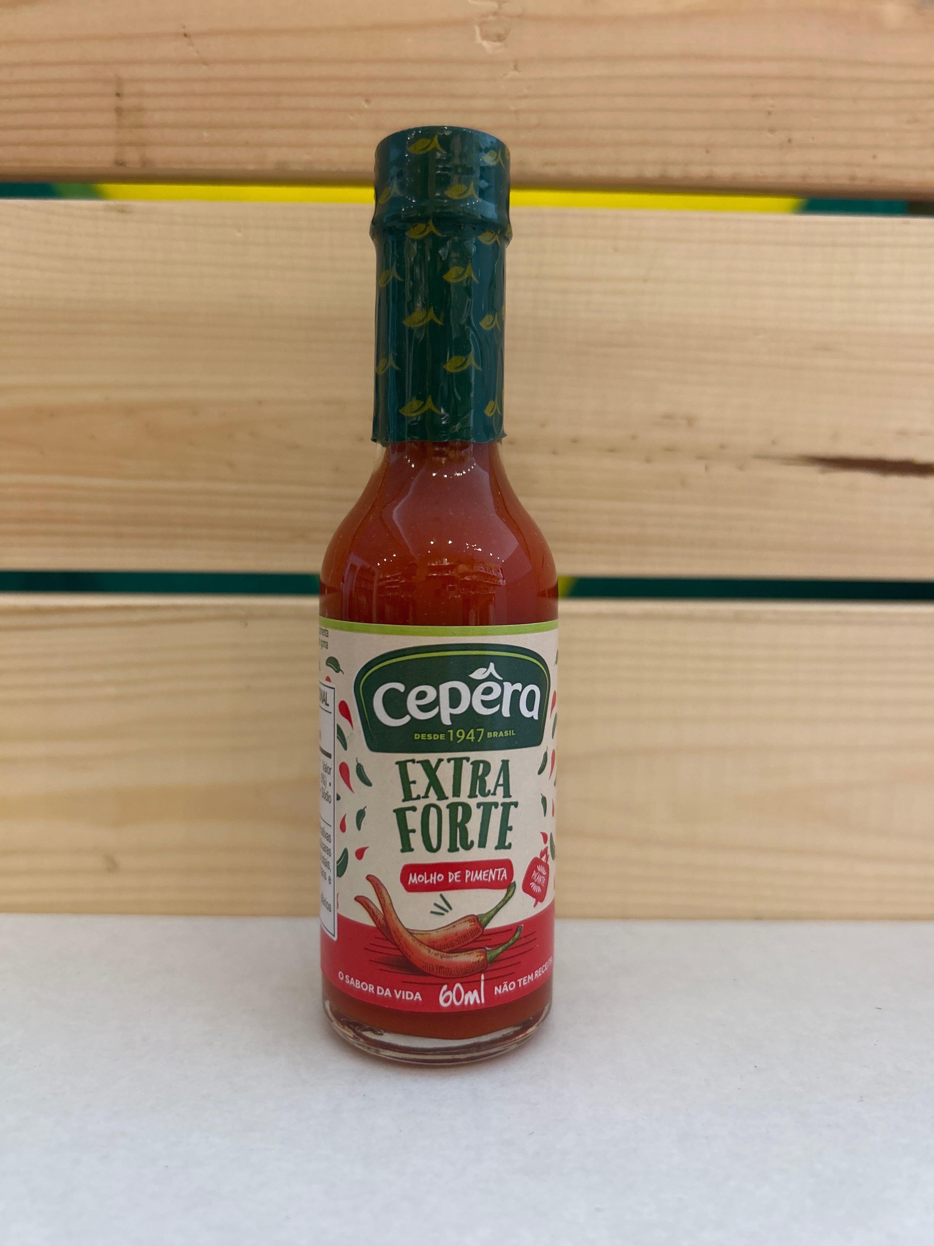 Extra Hot Chili Sauce (Extra Hot Pepper Sauce) - CEPÊRA - 60ml