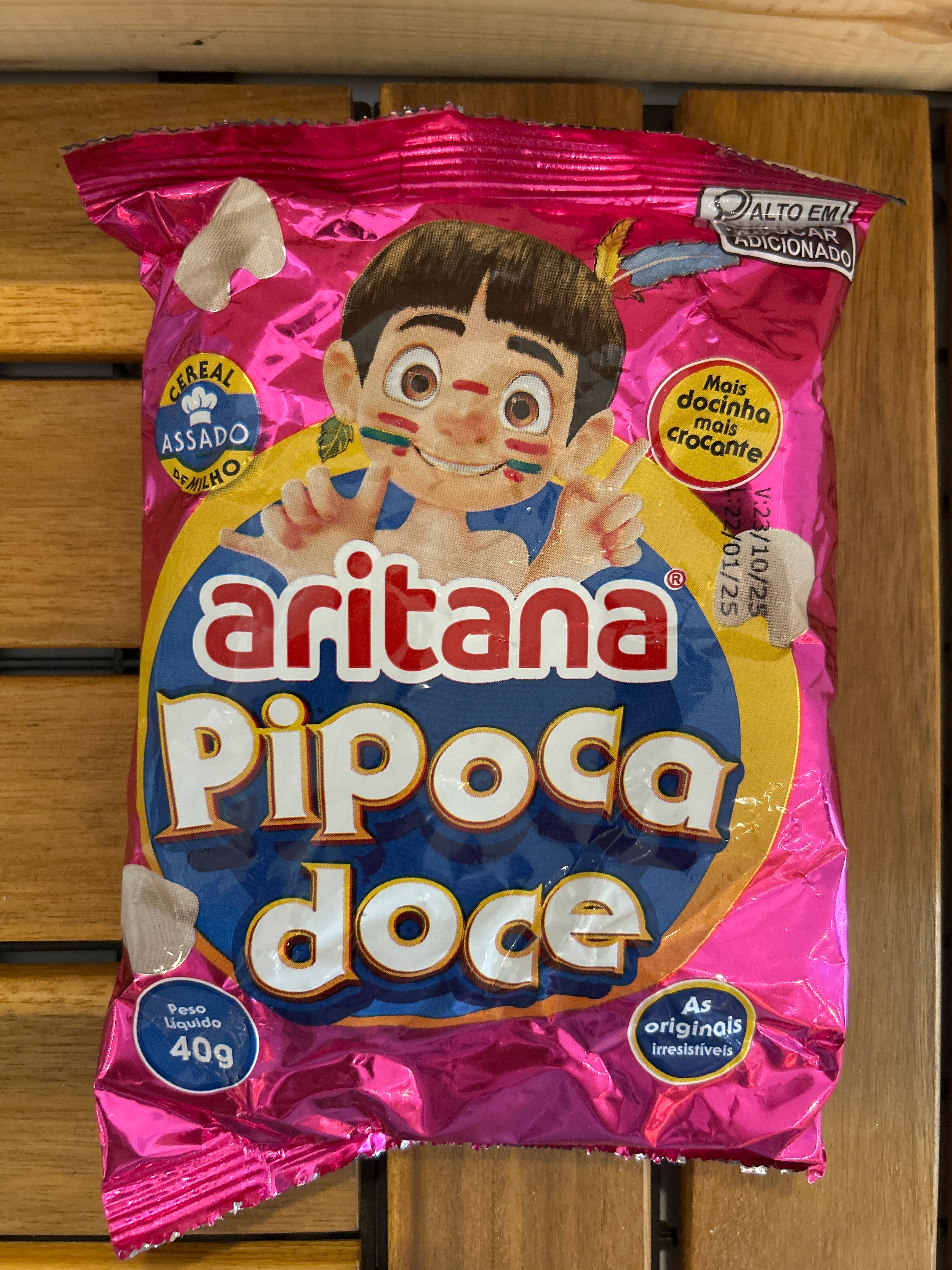 Pop-corn dolce (Pipoca Doce) - ARITANA - 40g