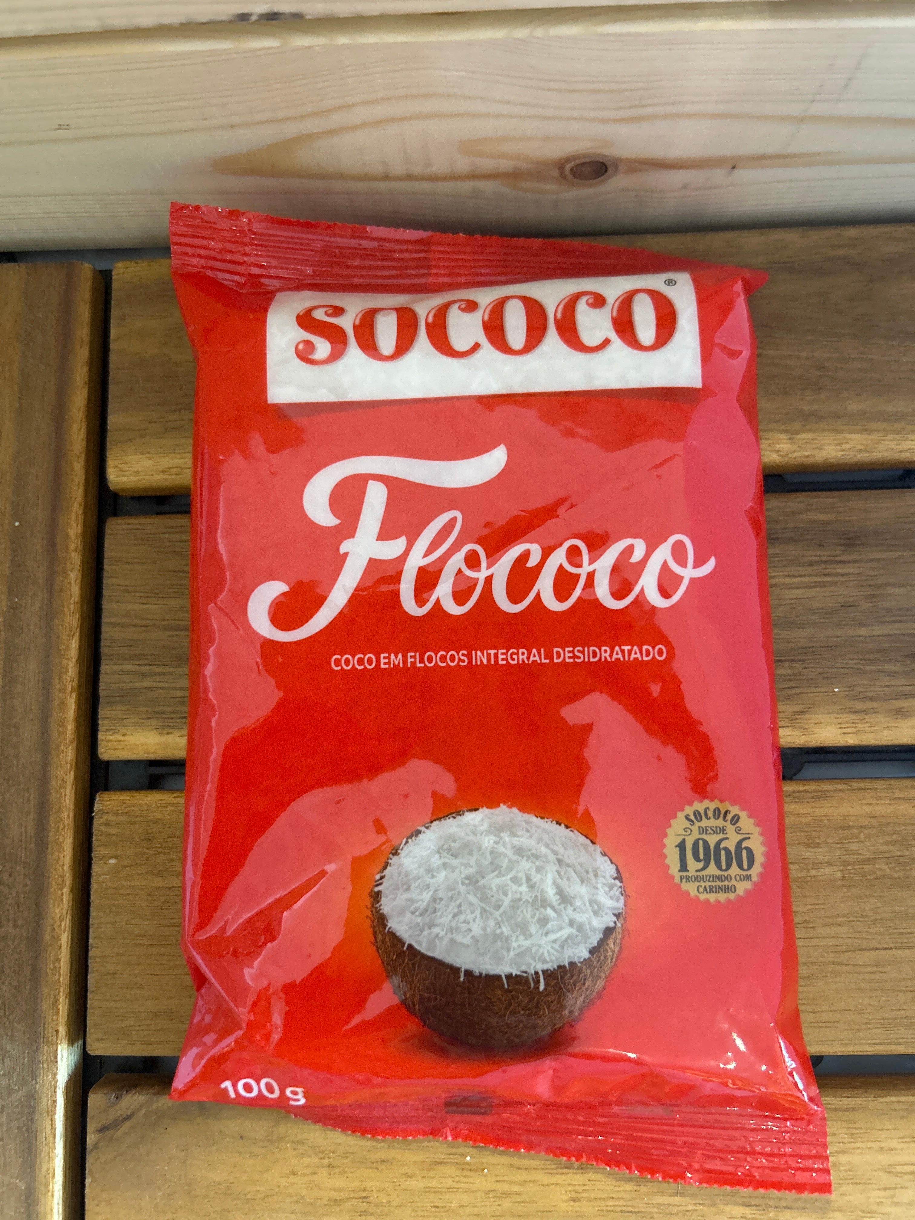 Noix de Coco Râpée en Flocons (Coco Ralado Flocado) - SOCOCO - 100g - Promoção
