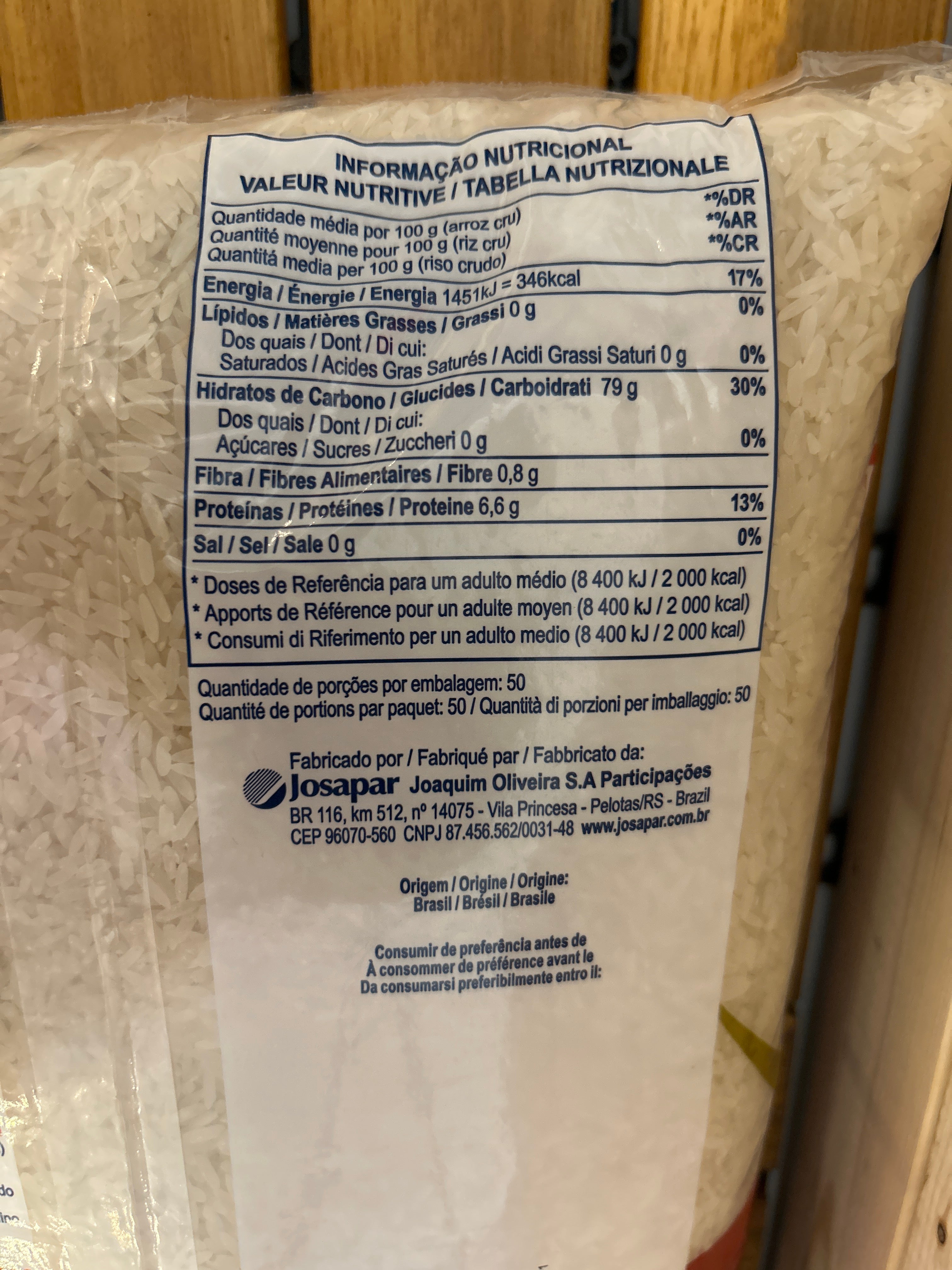 White Rice (Arroz Branco) - TIO JOÃO - 5kg