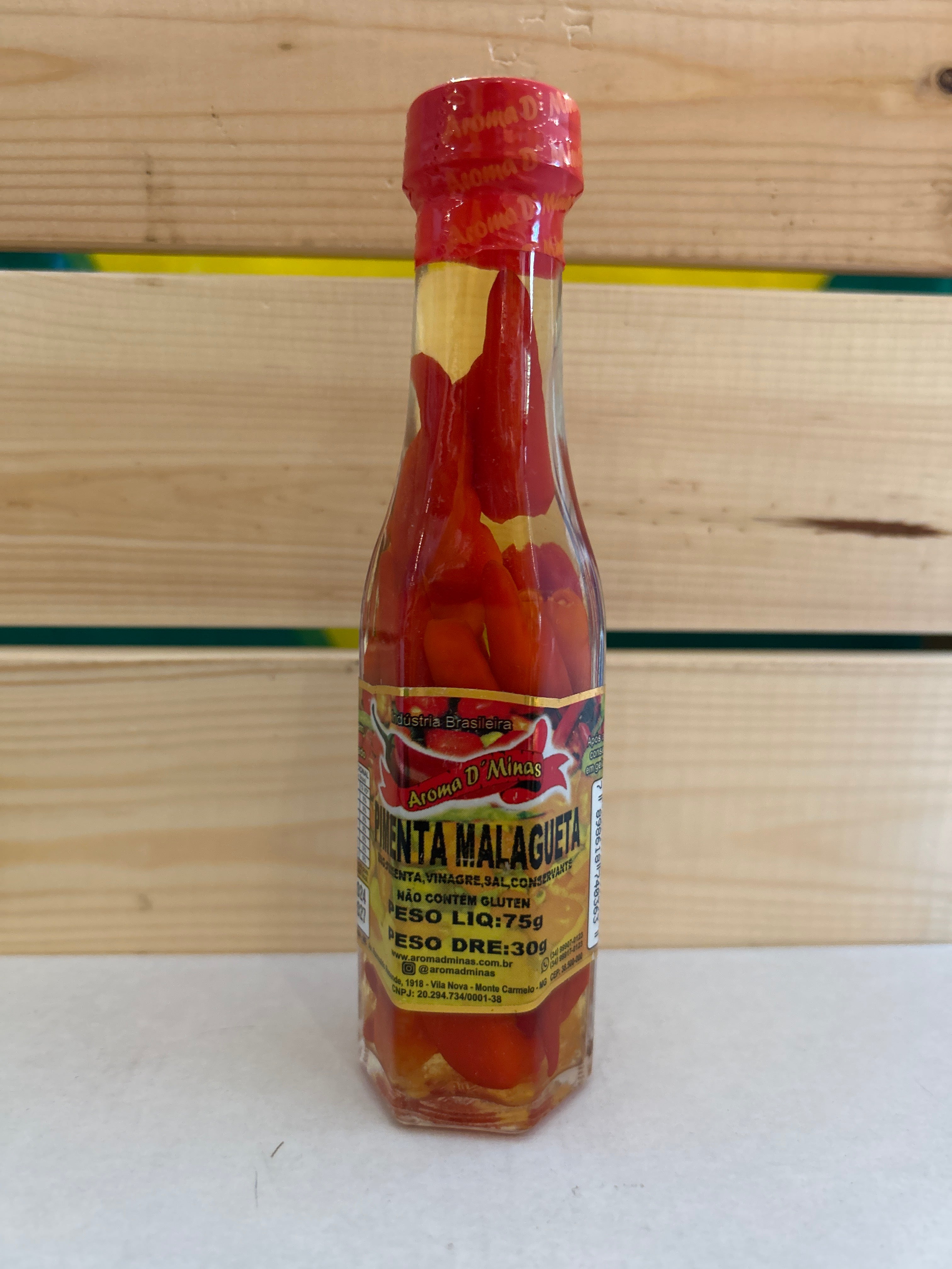 Piments Malagueta (Pimenta Malagueta Vermelha) - AROMA DE MINAS - 85g