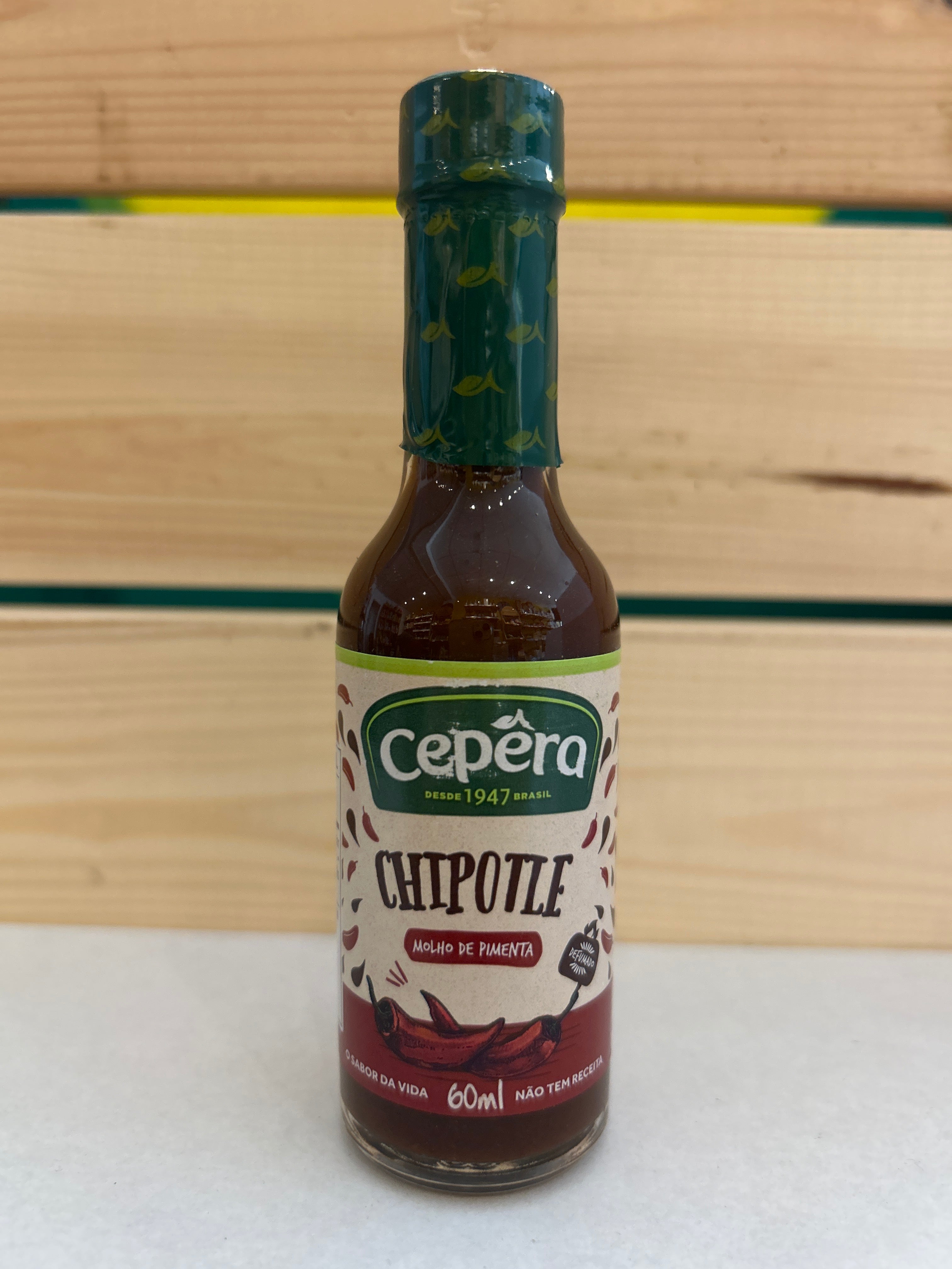Chipotle Pepper Sauce (Chipotle Hot Sauce) - CEPÊRA - 60ml