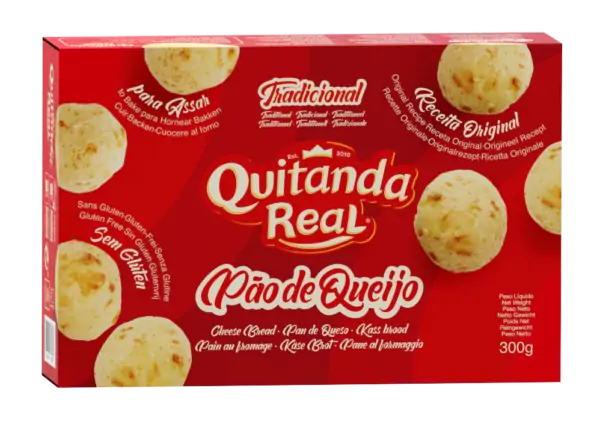 Pane di formaggio tradizionale - Prodotto surgelato (Pão de Queijo Tradizionale Congelato) - PÃO DE QUEIJO - 300 g (Surgelato)