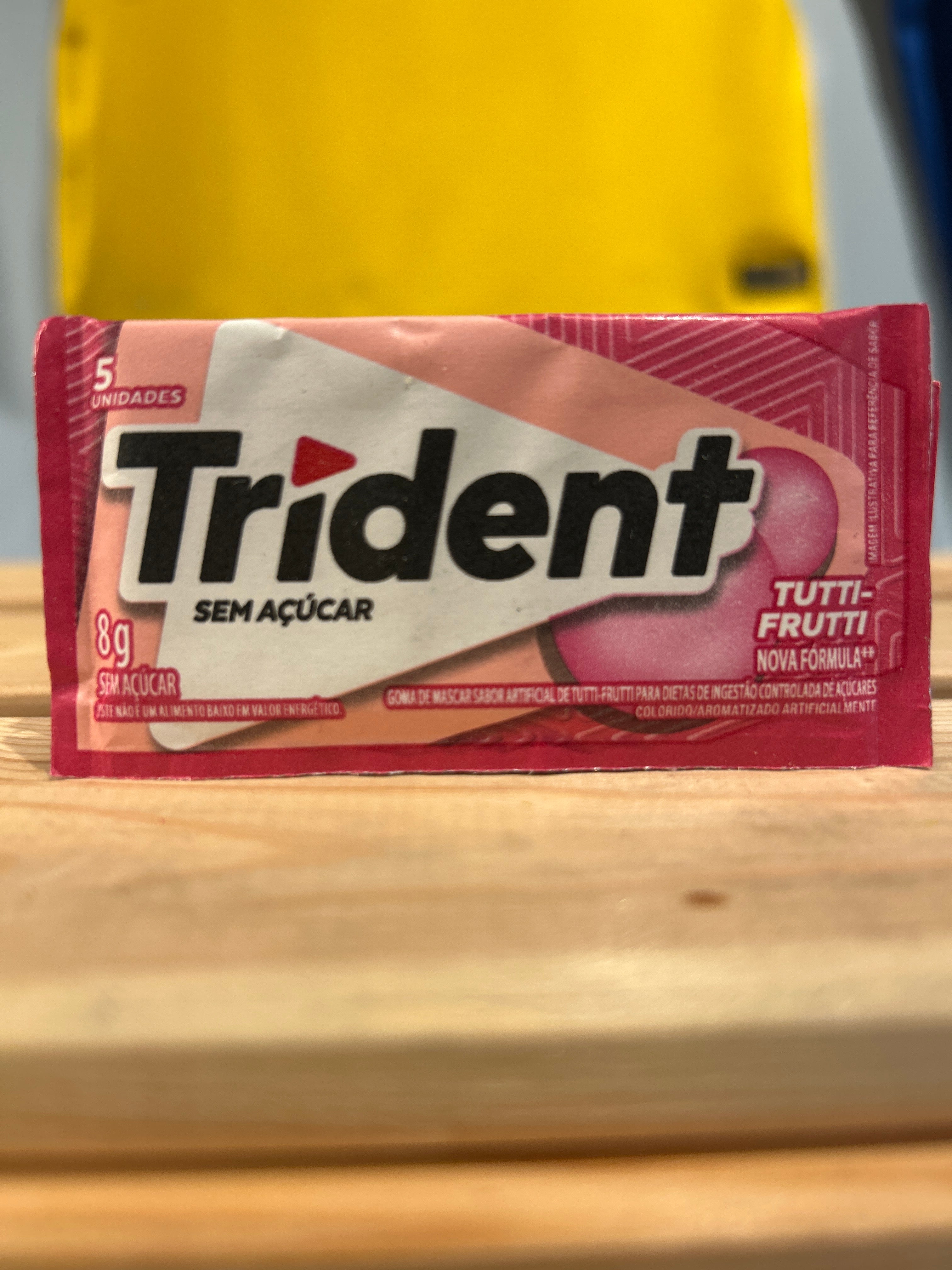 Tutti-Fruti gum - TRIDENT - 8g - unit