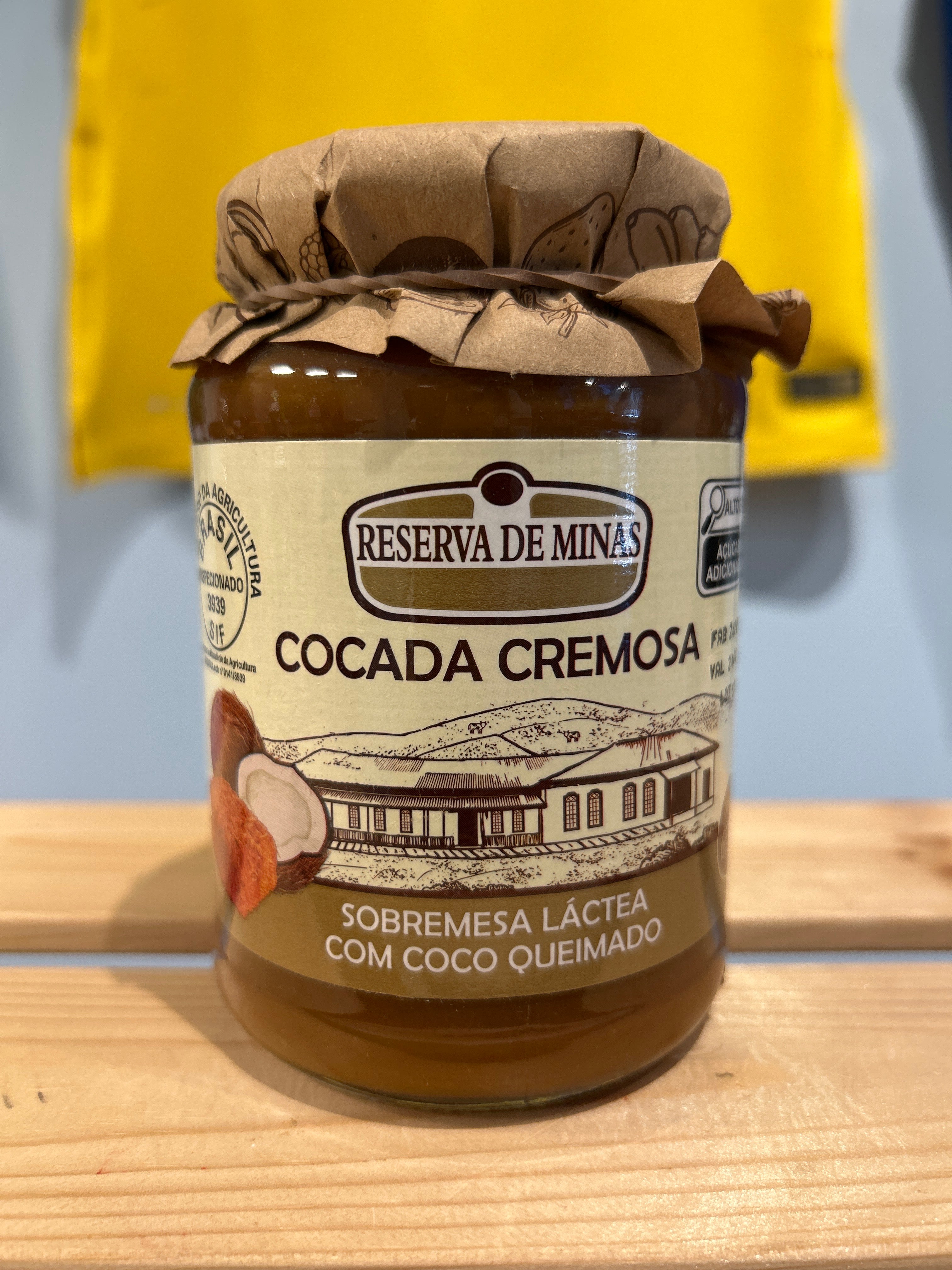 Dessert à la Noix de Coco Brûlée (Cocada Cremosa Morena) - RESERVA DE MINAS - 650g