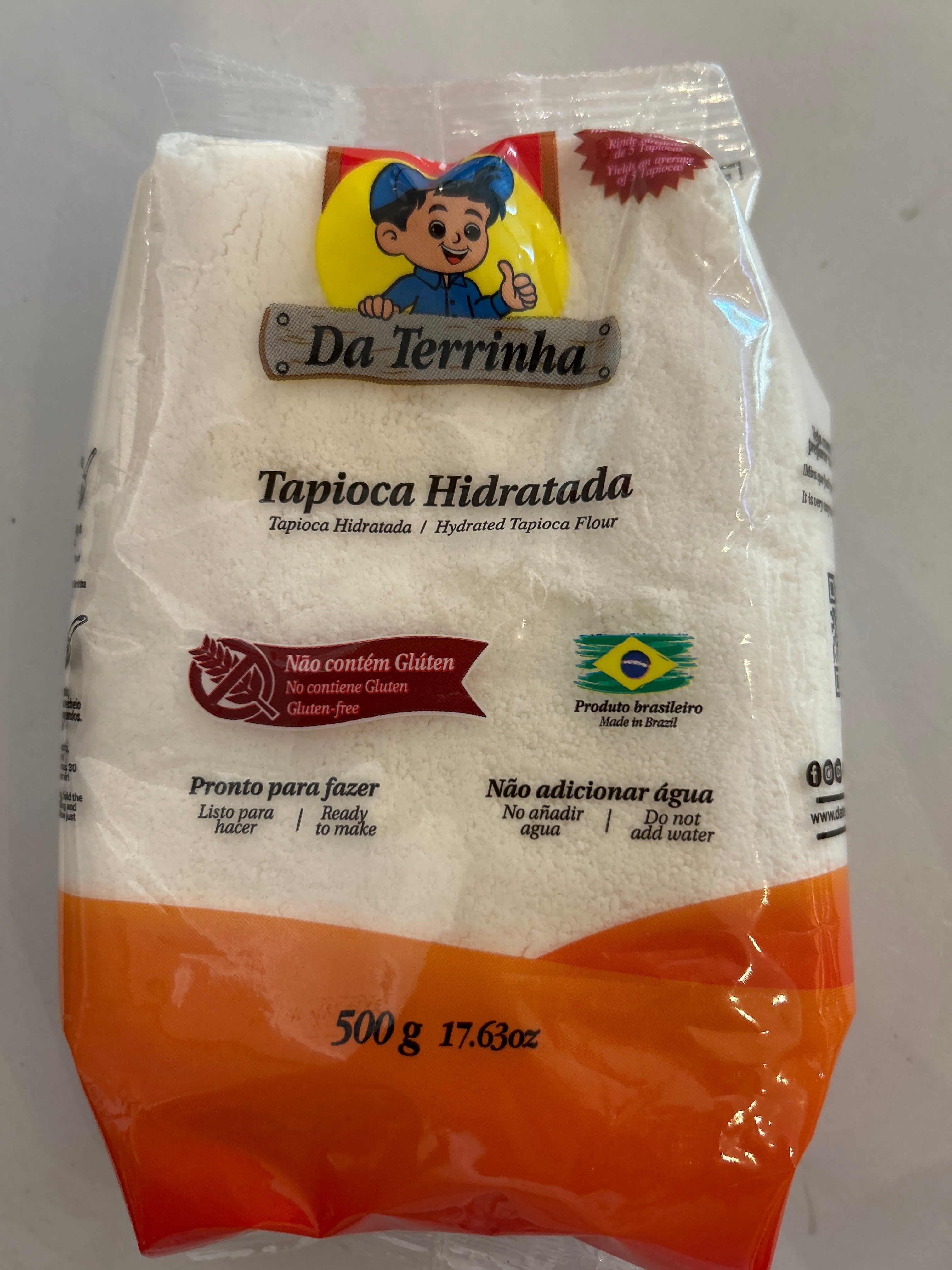 Combo - Tapioca Hidratada DA TERRINHA - 500g - Compre 2 unidades e ganhe 10% de desconto