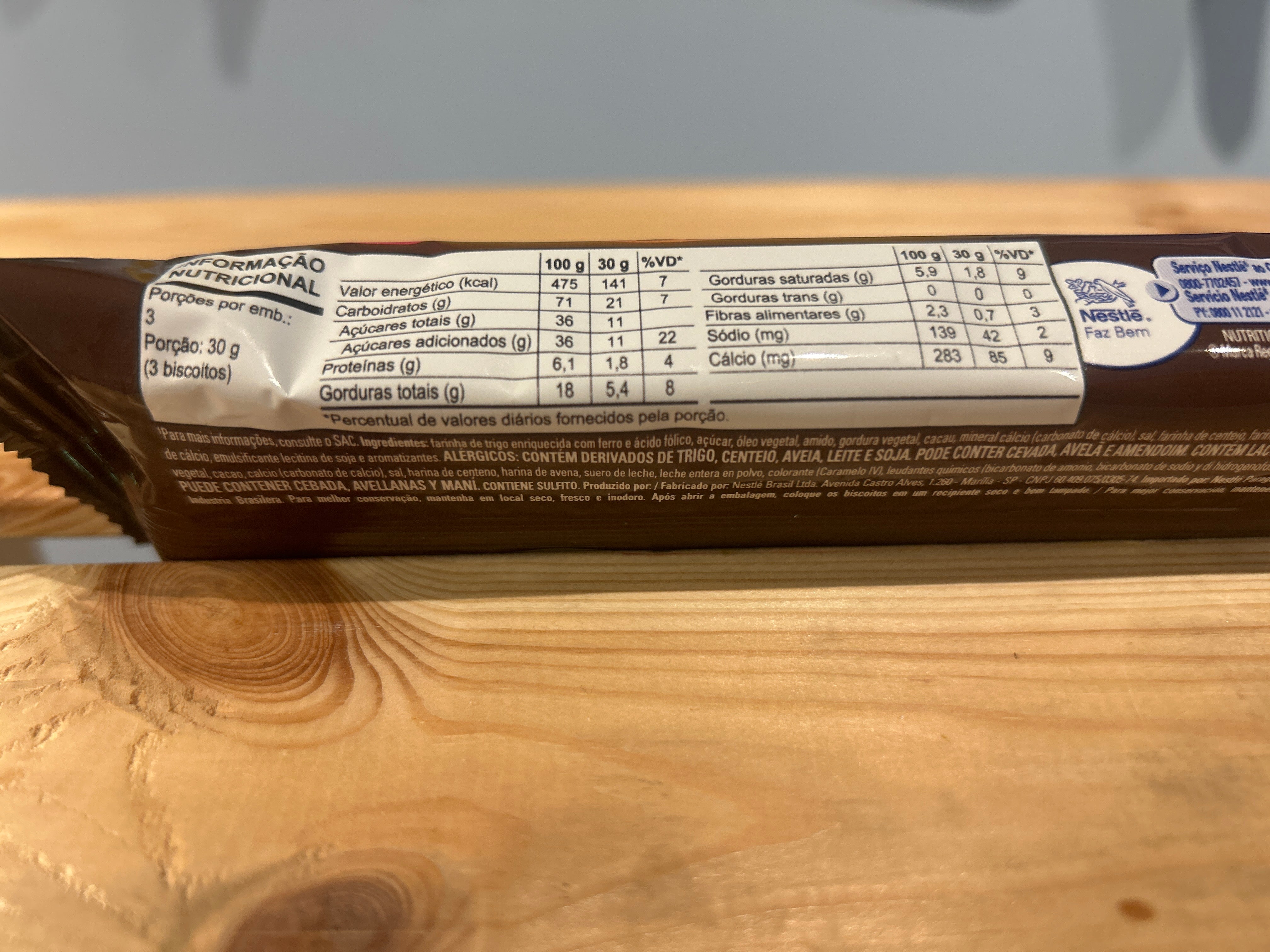 Bono - Biscuits fourrés au chocolat (Bolacha Chocolate) NESTLÉ - 90g - Promotion