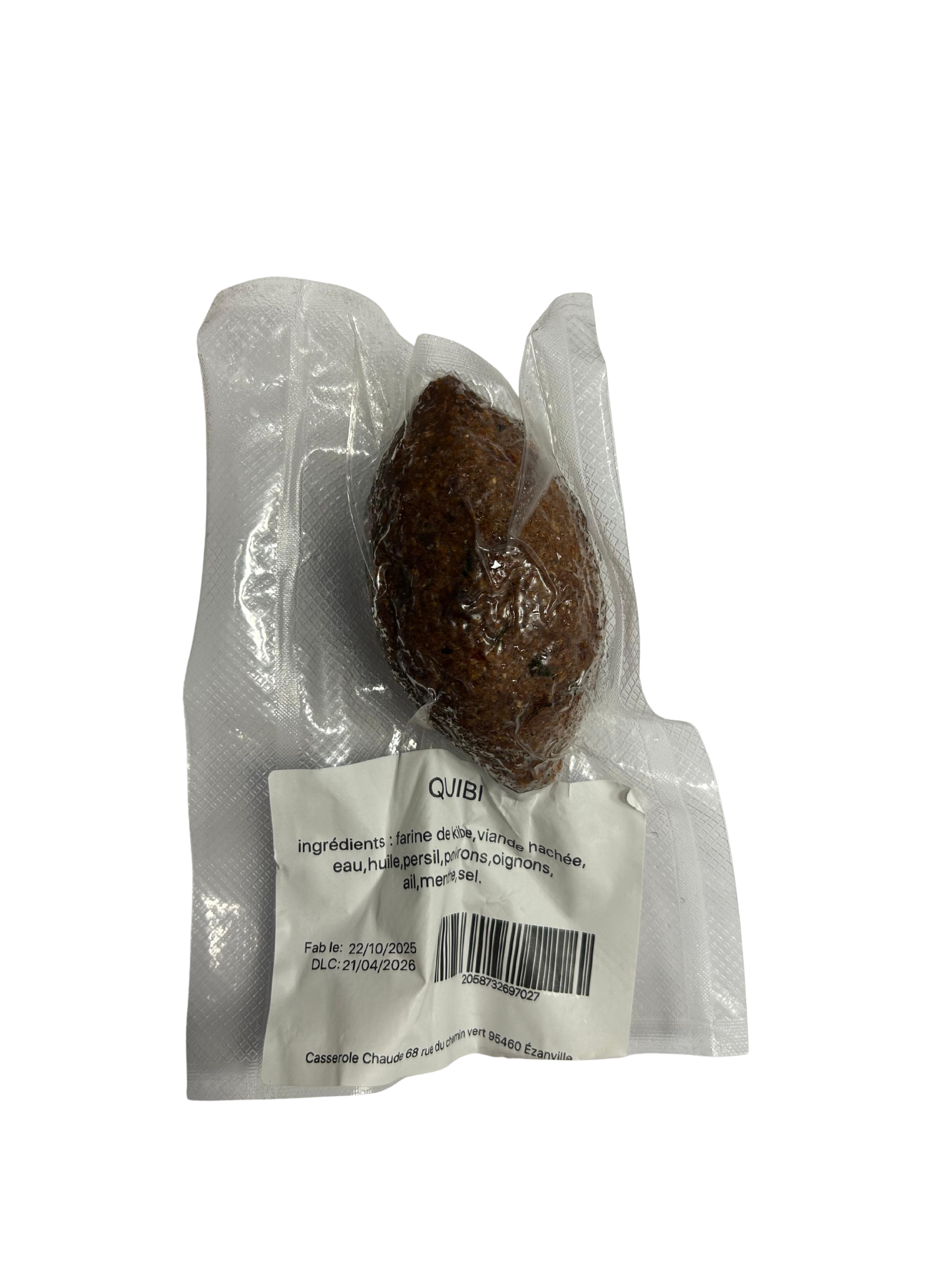 Kibe (Kibe) – frits et surgelés – Grande Taille – 1 unité (150 g)
