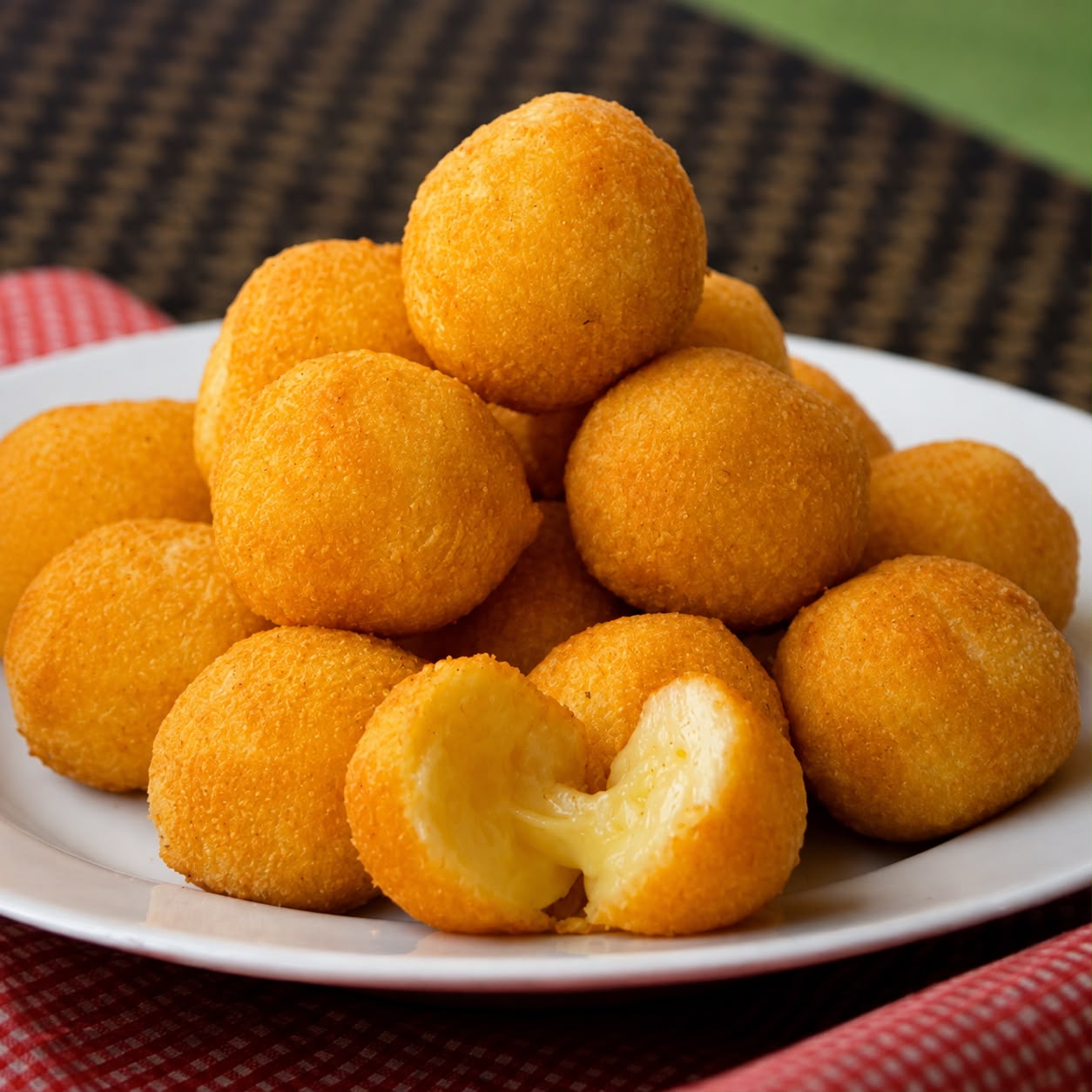 Bouchées au fromage (Bolinha de Queijo) – frites et surgelées – Pack de 2 – 20 unités de 25 g (500 g)