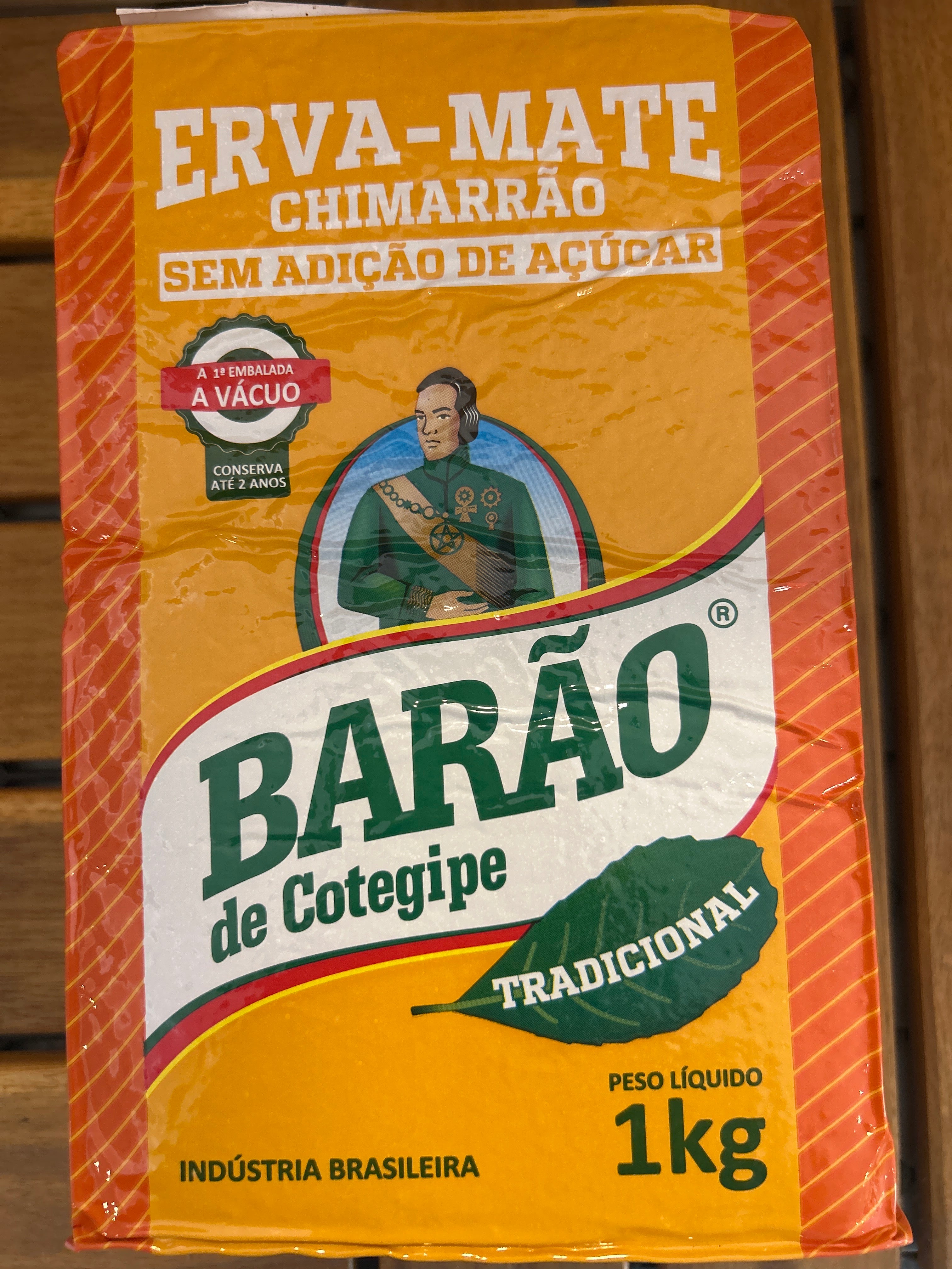 Yerba Maté (Erva Mate Chimarrão) - BARÃO - 1kg