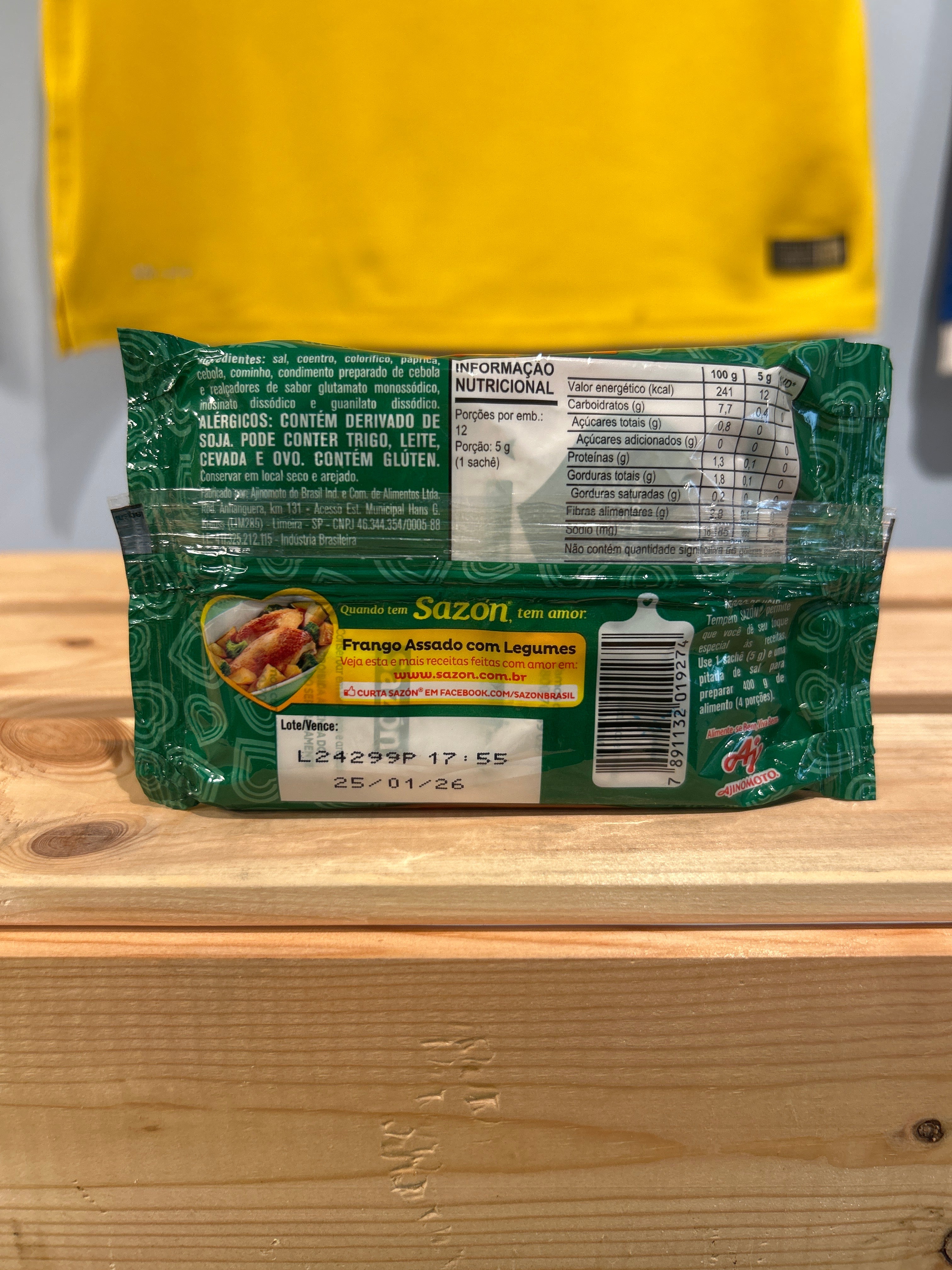 Assaisonnement pour  poulet ( Tempero Frango) - SAZÓN - 60g
