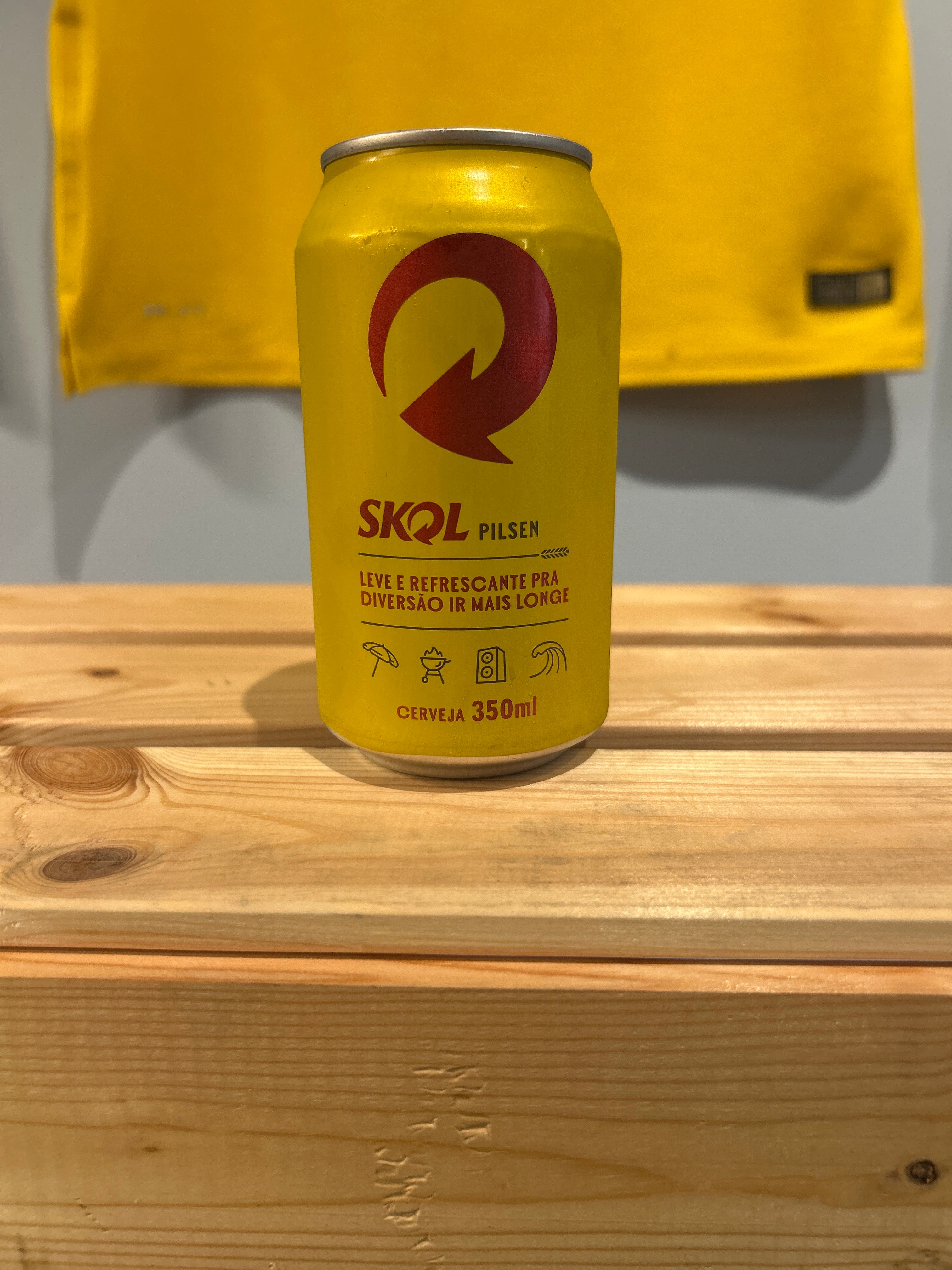 (Bière brésilienne traditionnelle) Cerveja SKOL- 350ml