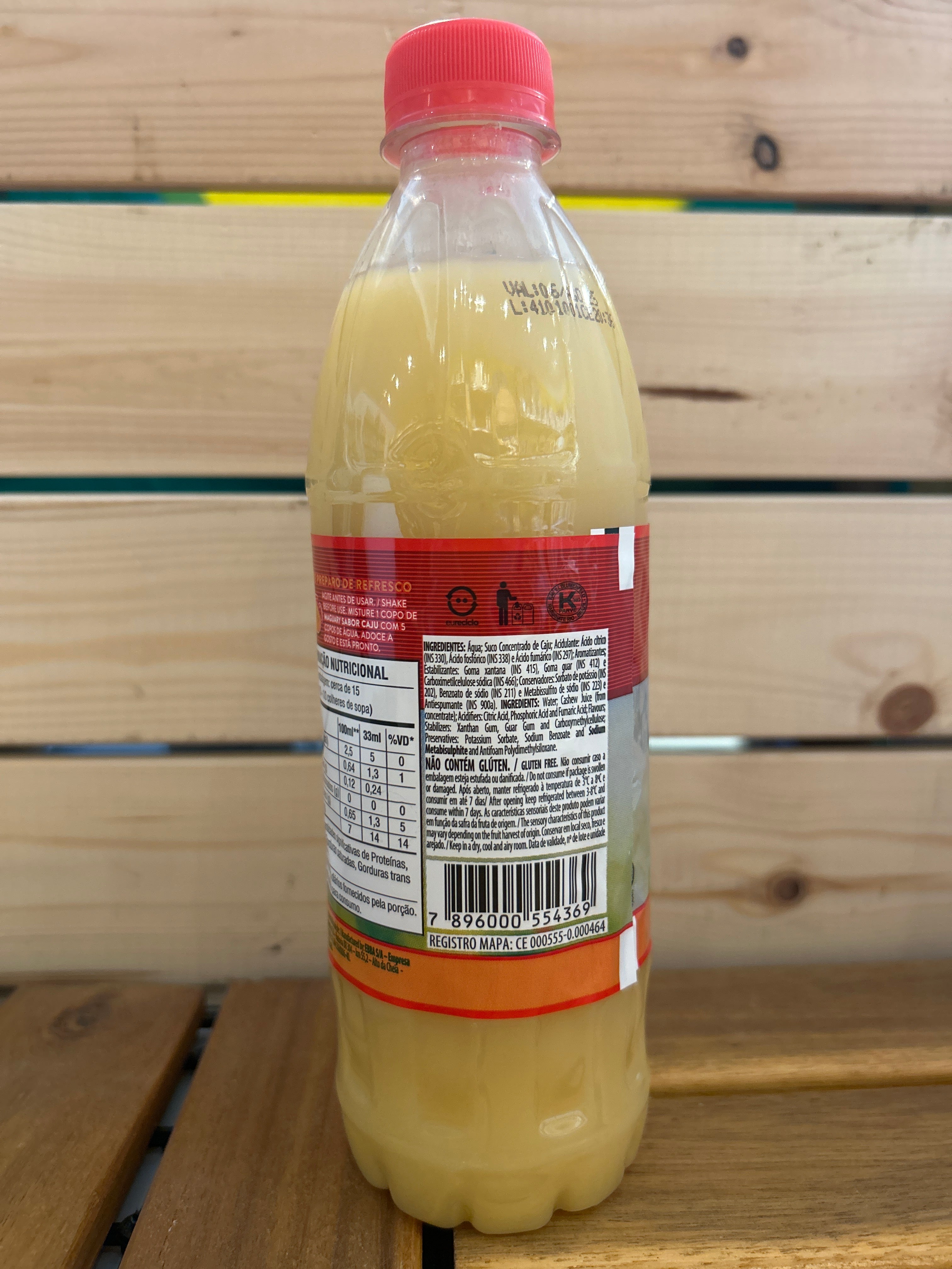 Jus de Fruits concentré (Fruits cajou) (Jus Concentré de Noix de Cajou) - MAGUARY - 500ml