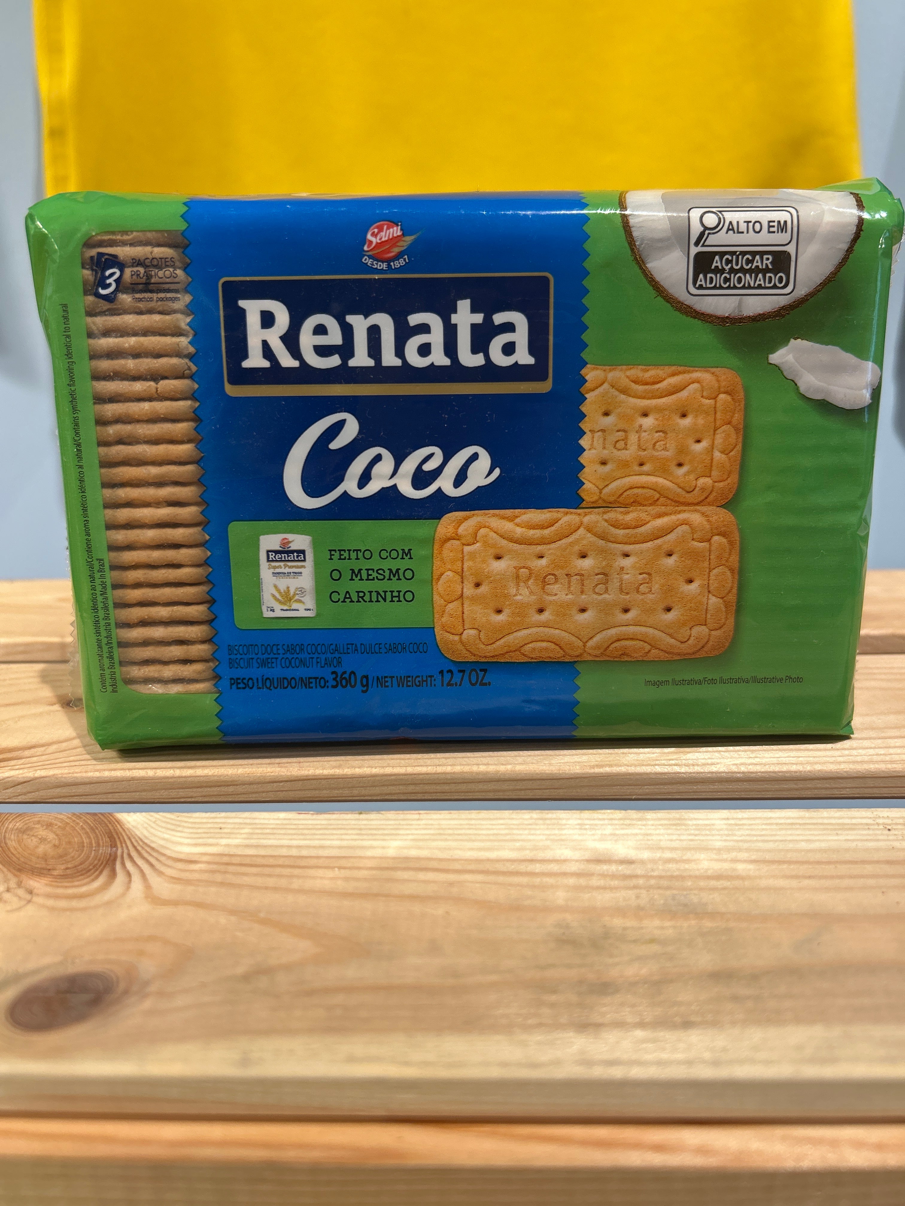 Biscuits à la Noix de Coco (Biscoito de Coco) - RENATA - 360g