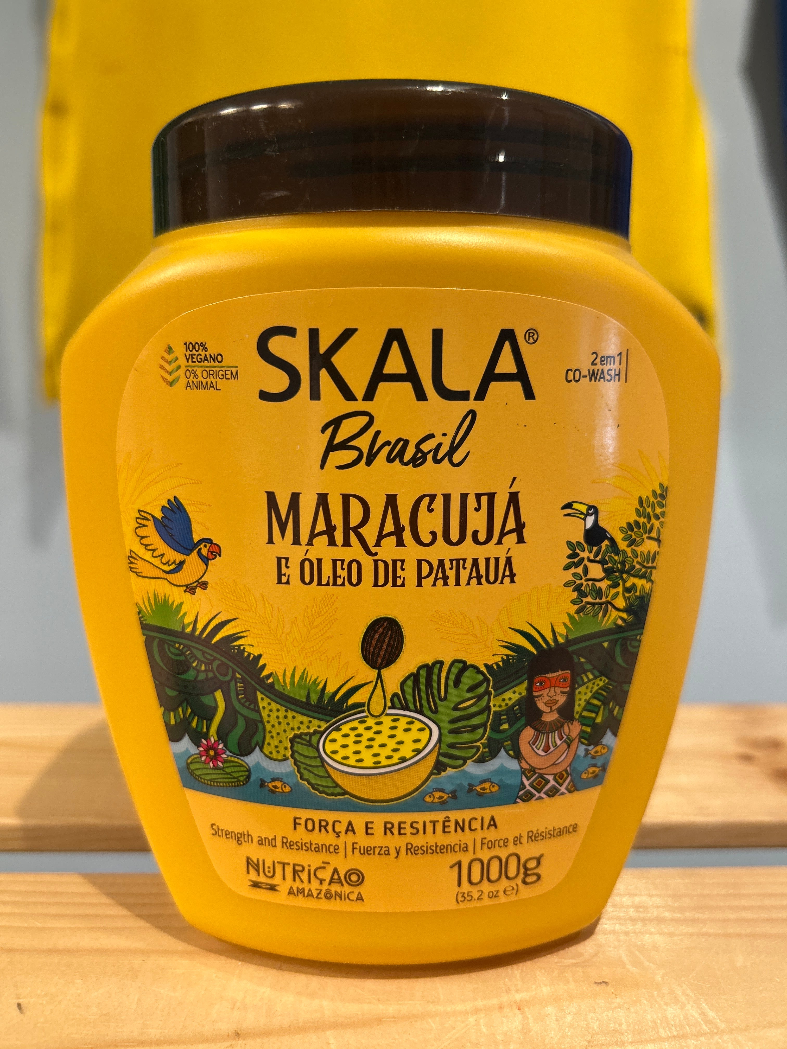 Hair cream with Passion Fruit and Patauá oil. (Maracujá Hair Cream and Patauá Oil) - SKALA - 1kg