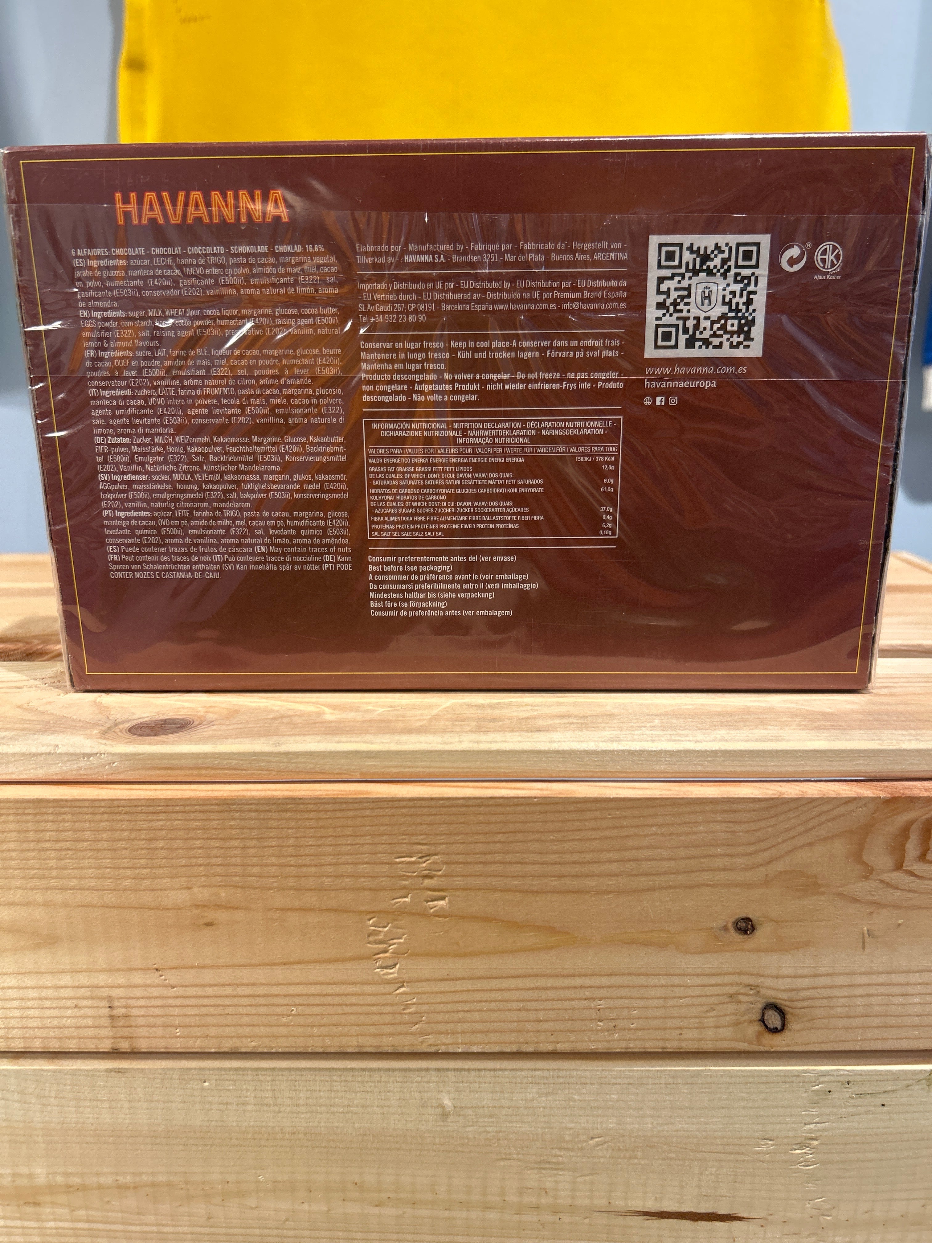 Alfajor au Chocolat (Alfajor de Chocolate)- HAVANNA - 660g
