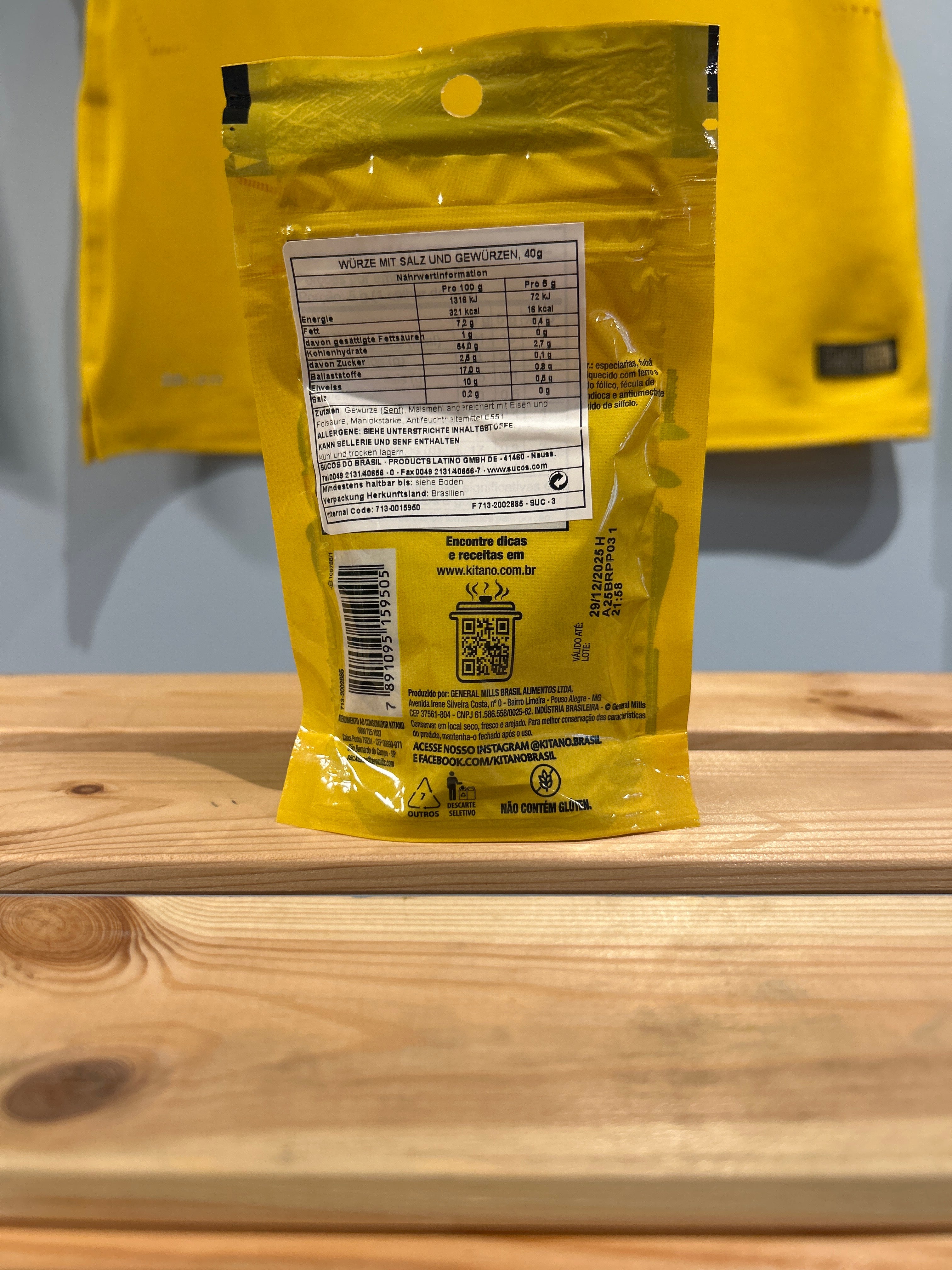 Assaisonnement (Saveurs bahianaise) Tempero Baiano - KITANO - 40g