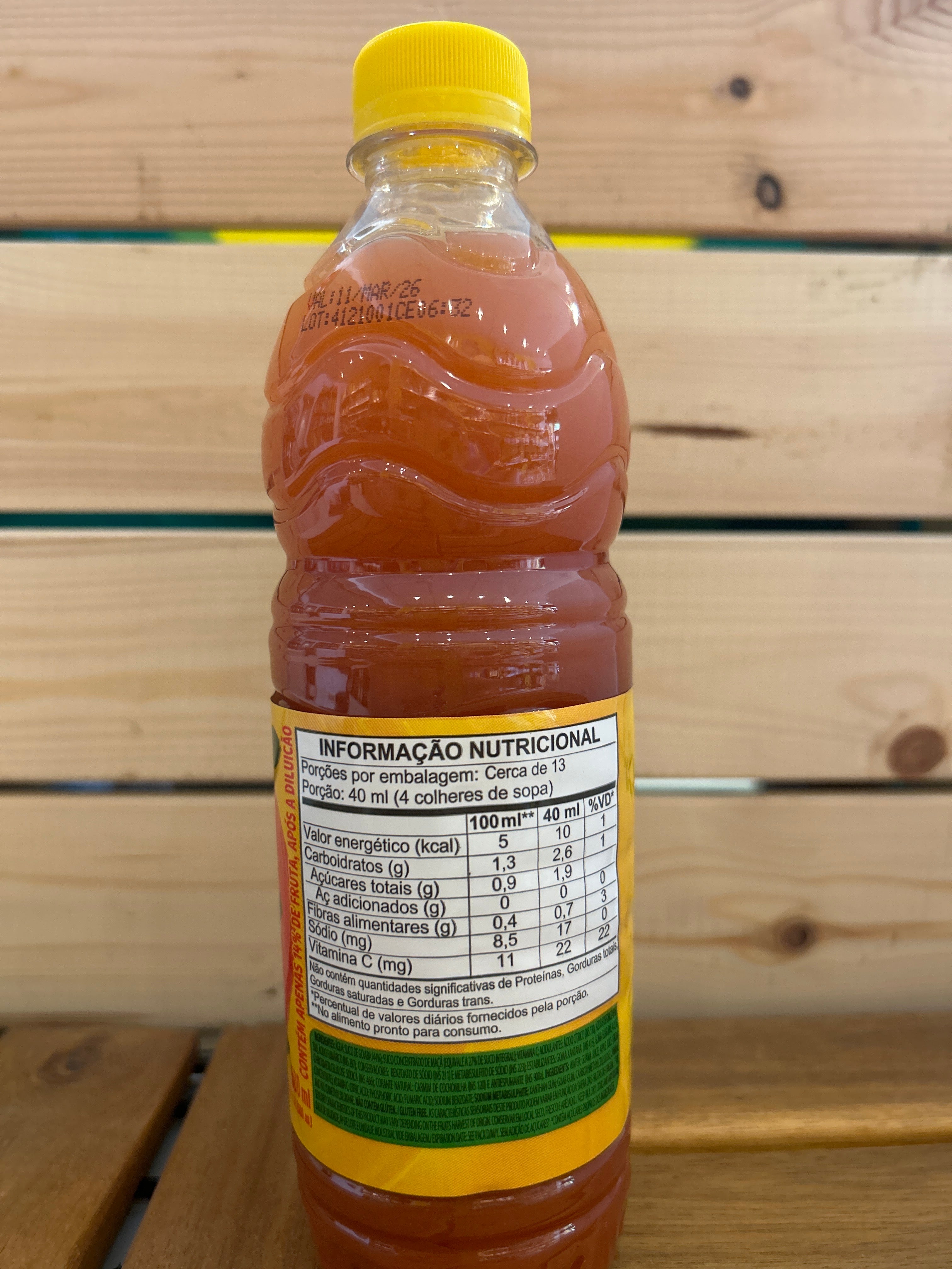 Jus de Fruits concentré (Fruits goyave) Suco Concentrado Goiaba - DAFRUTA - 500ml