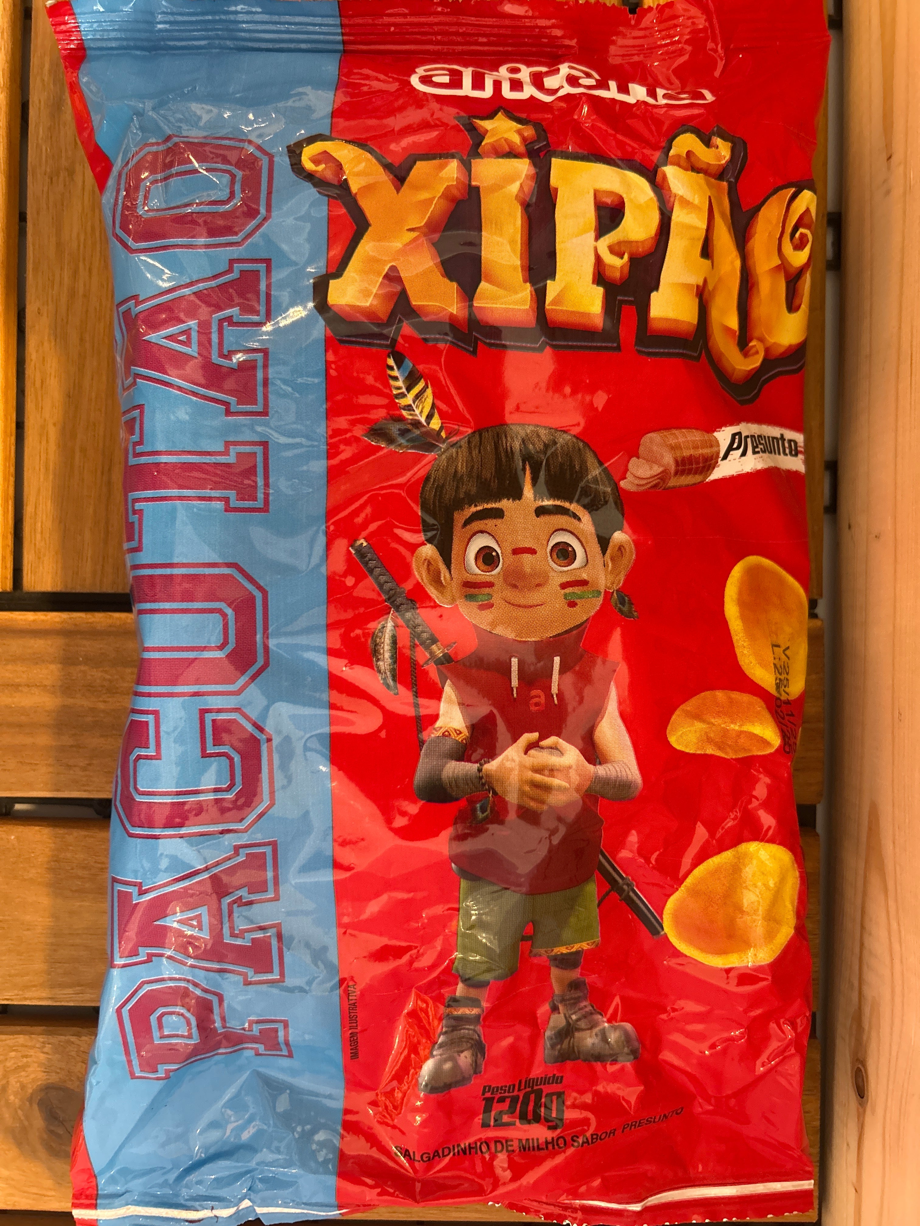 Ham flavor snack (Salgadinho Xipão Presunto) - ARITANA - 120g