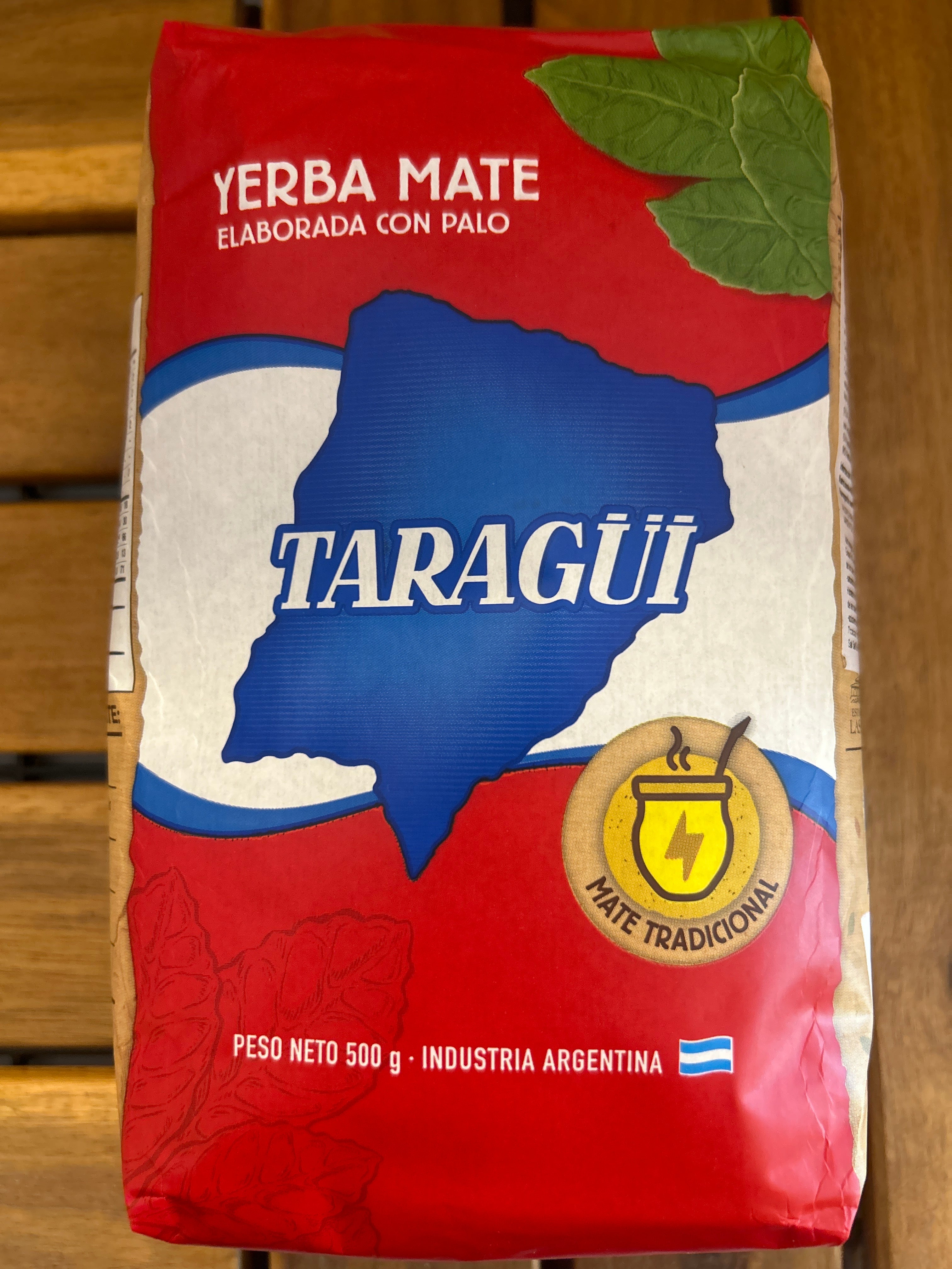 Yerba Mate from Argentina (Erva Mate Chimarrão Argentina) - TARAGUI - 500g
