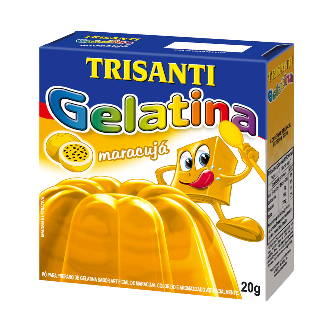 Passion Fruit Gelatin Powder - TRISANTI - 20g