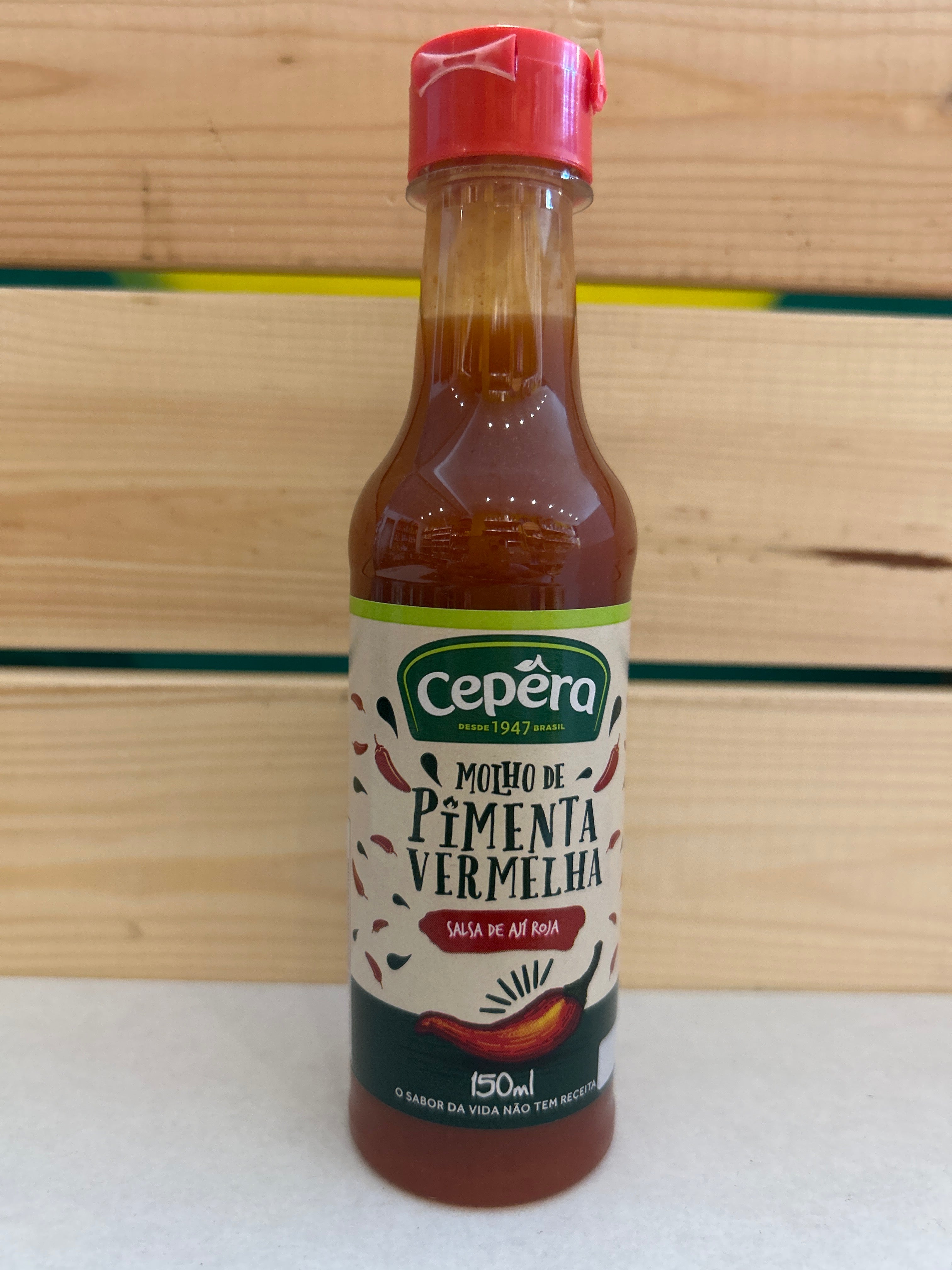 Red Chili Sauce (Molho de Pimenta Vermelha) - CEPÊRA - 150ml