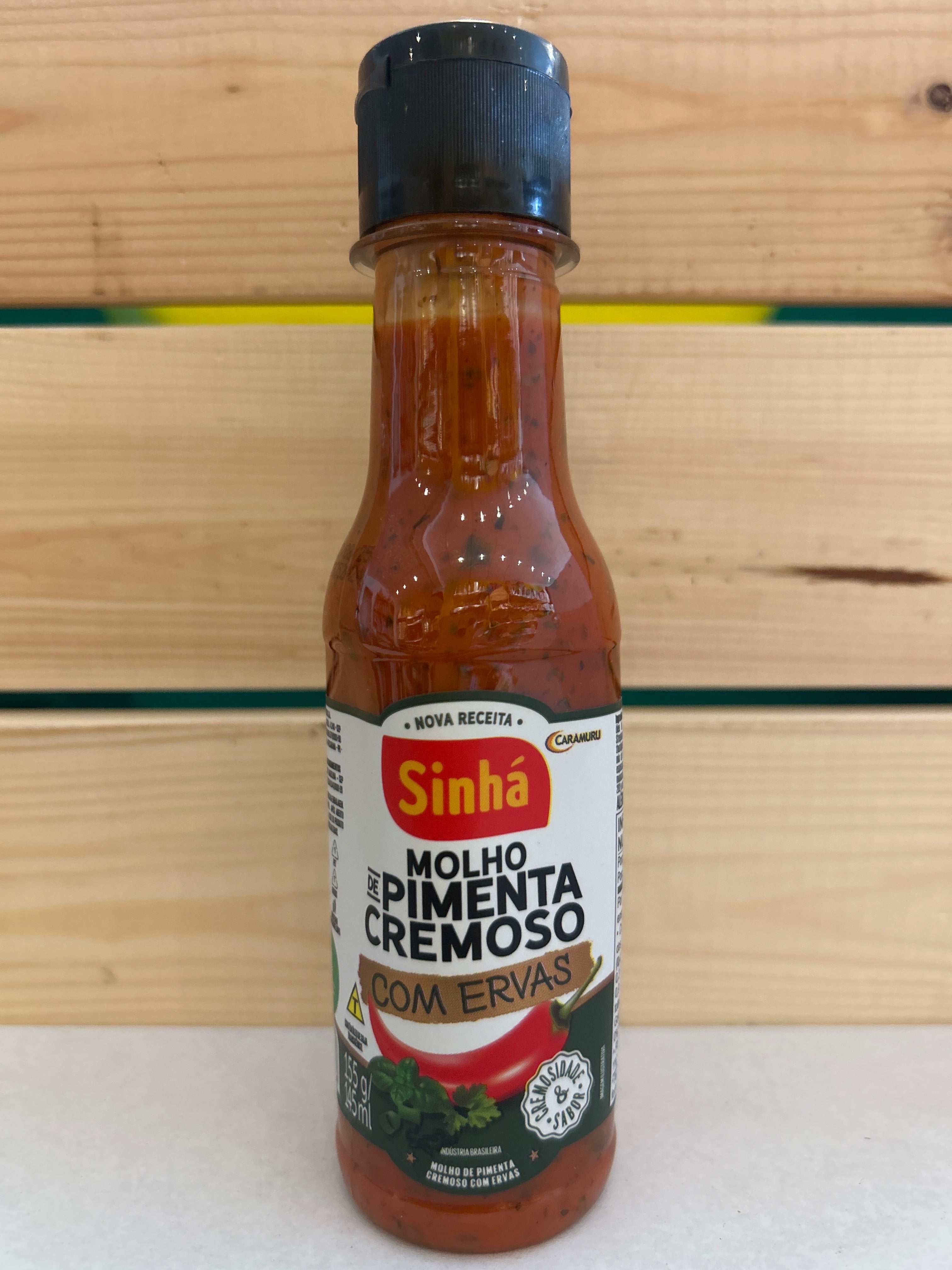 Sauce pimentée crémeuse aux herbes ( Molho Cremoso de Pimenta cremoso )- SINHÁ - 145ml - Promoção
