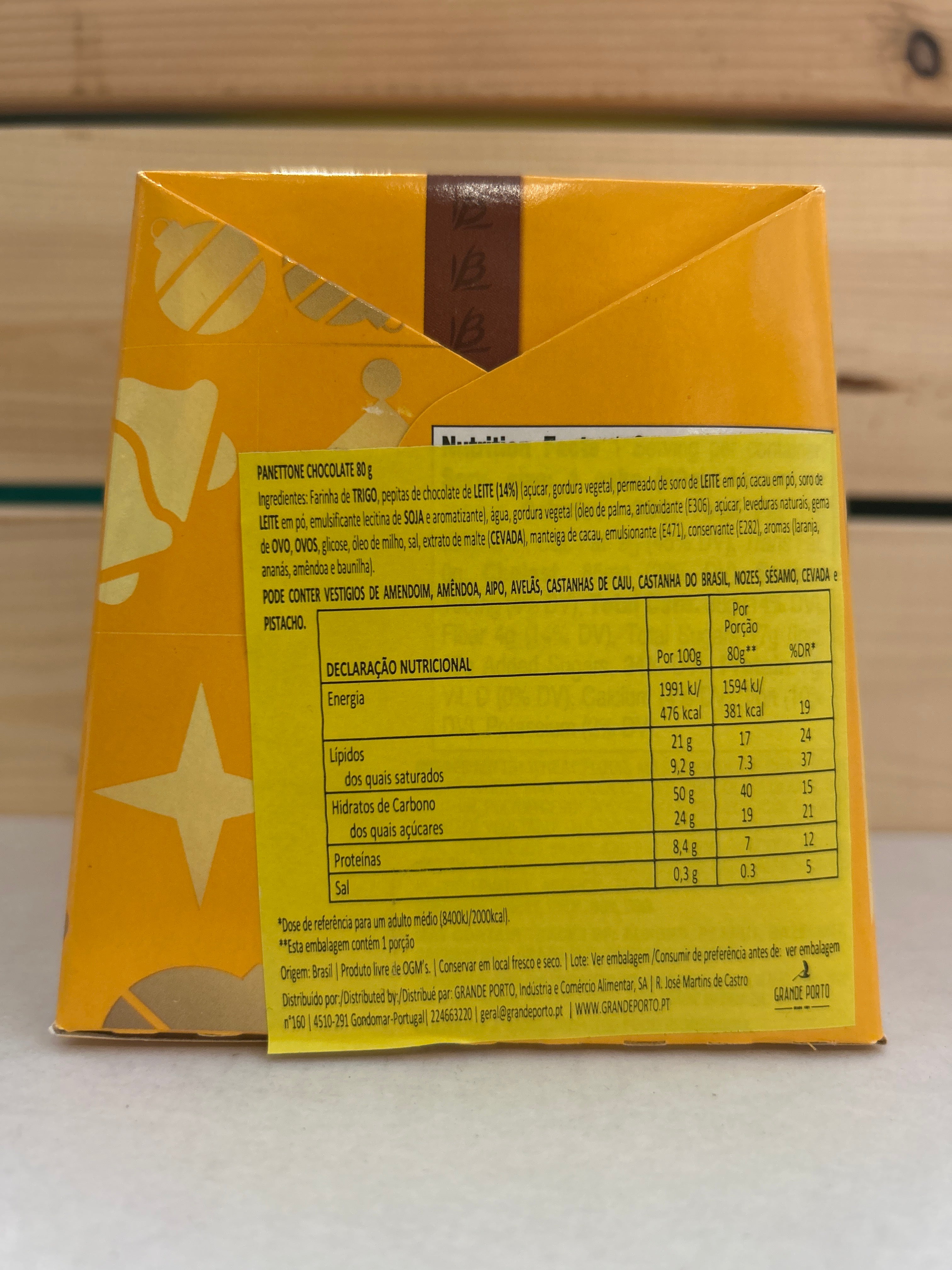 Mini Chocolat Panettone (Mini Chocottone)- BAUDUCCO - 80g - Promoção