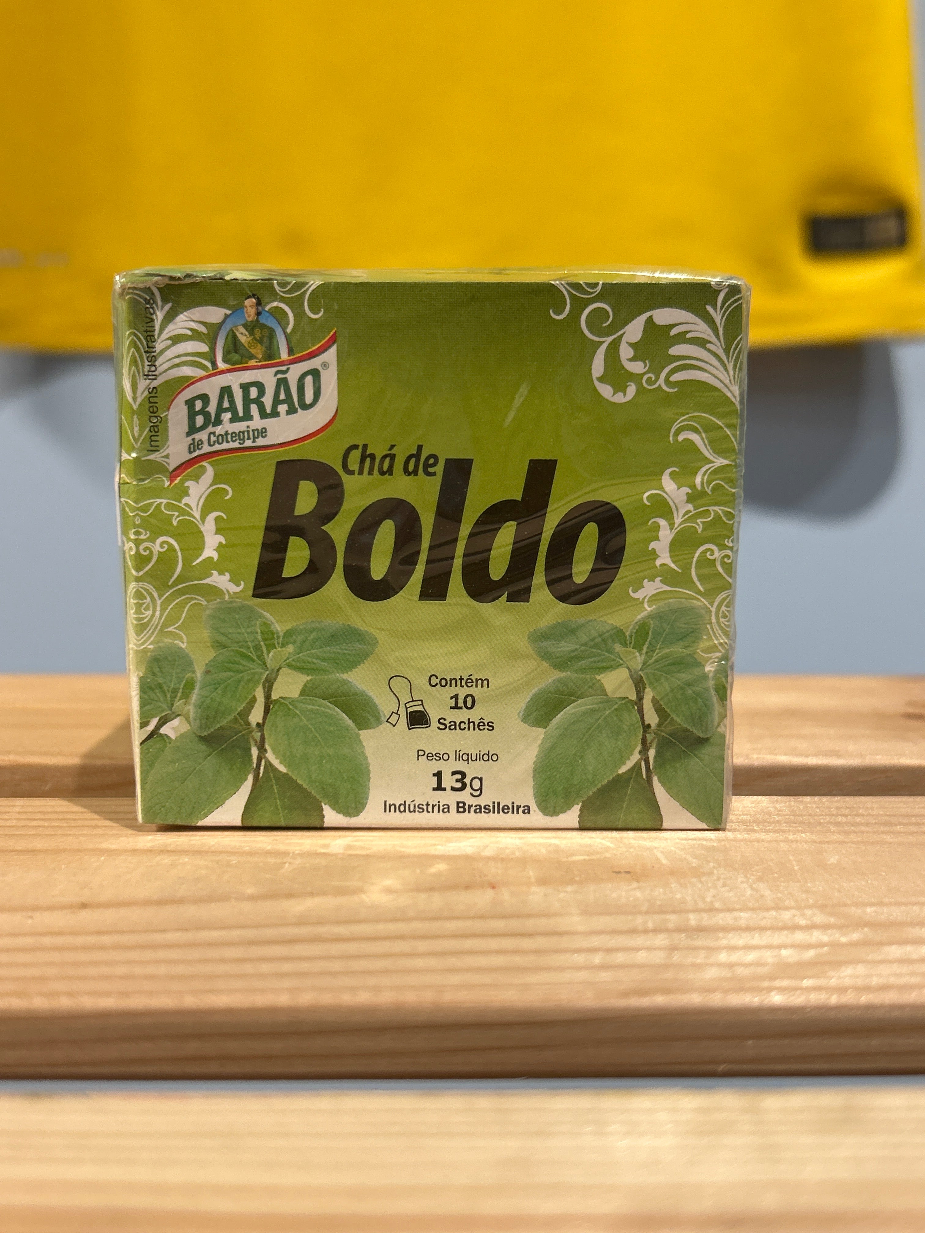 Chá de Boldo BARÃO - Contém 10 sachês