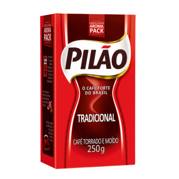 Café Tradicional (Café brésilien traditionnel) - PILÃO - 250g