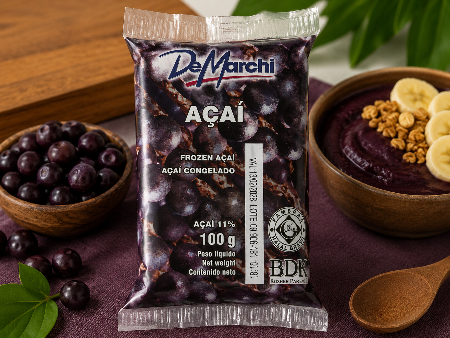 Pulpe d’Açaí (Pulpe d’Açaí) - VITALJET - 4x100g
