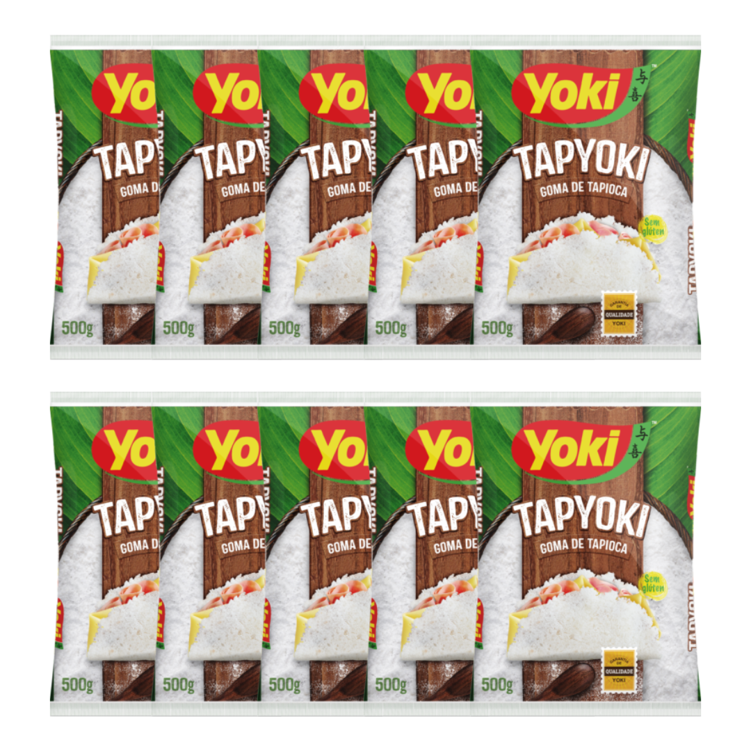 Combo - Hydrated Tapioca Tapyoki - YOKI - 500g - Buy 10 units and get 10% discount