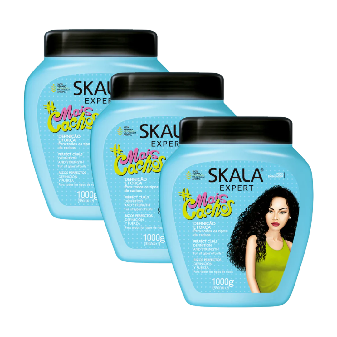 Combo - Crème Capillaire Mais Cachos - SKALA - 1kg - Achetez 3 unités et obtenez 10% de réduction