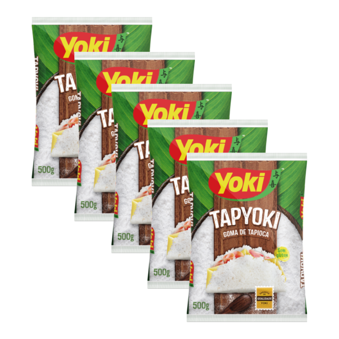Combo - Tapioca Hydrated Tapyoki - YOKI - 500g - Buy 5 units and get 10% discount