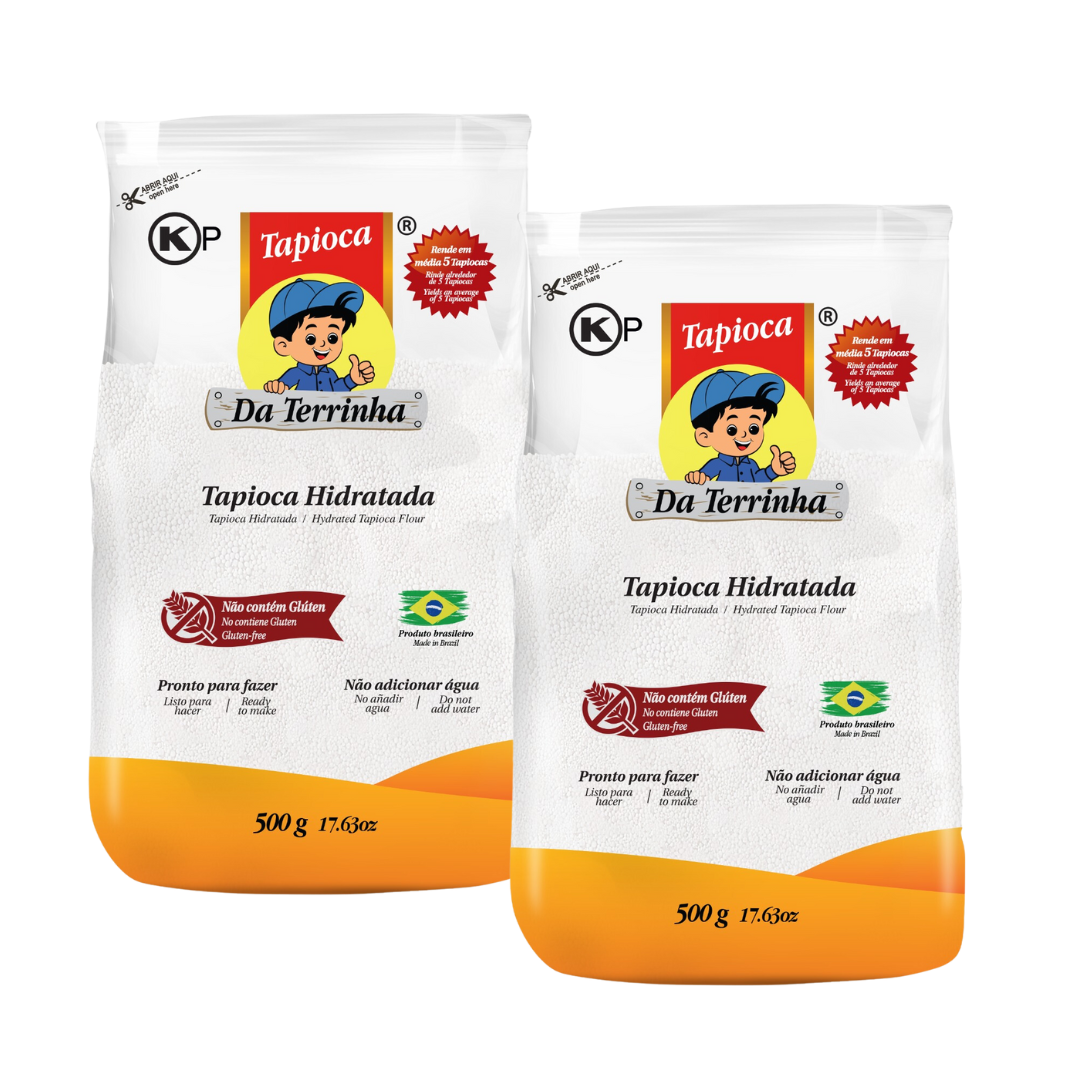 Combo - Tapioca Hidratada DA TERRINHA - 500g - Compre 2 unidades e ganhe 10% de desconto