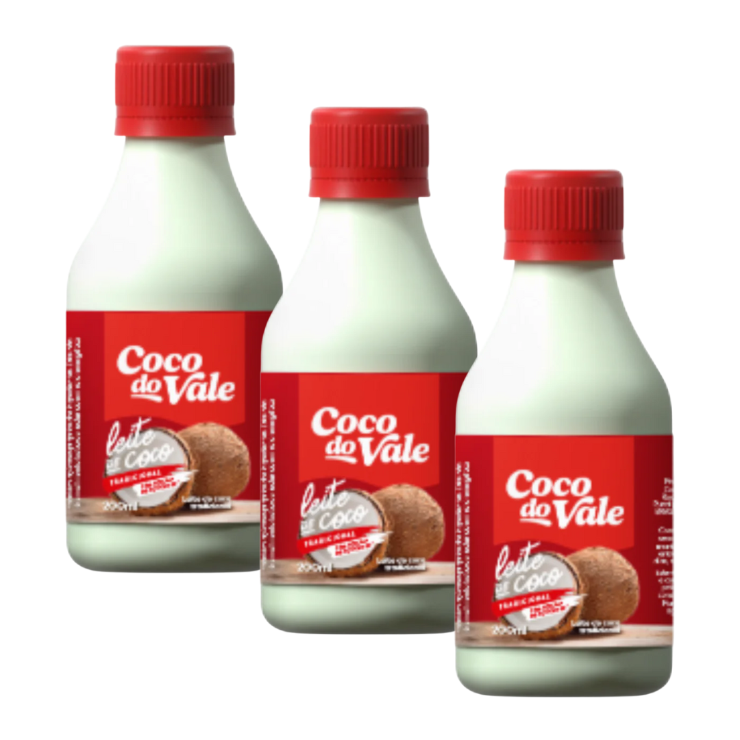 Combo - Latte di cocco - COCO DO VALE - 200ml - Acquista 3 unità e ottieni il 10% di sconto