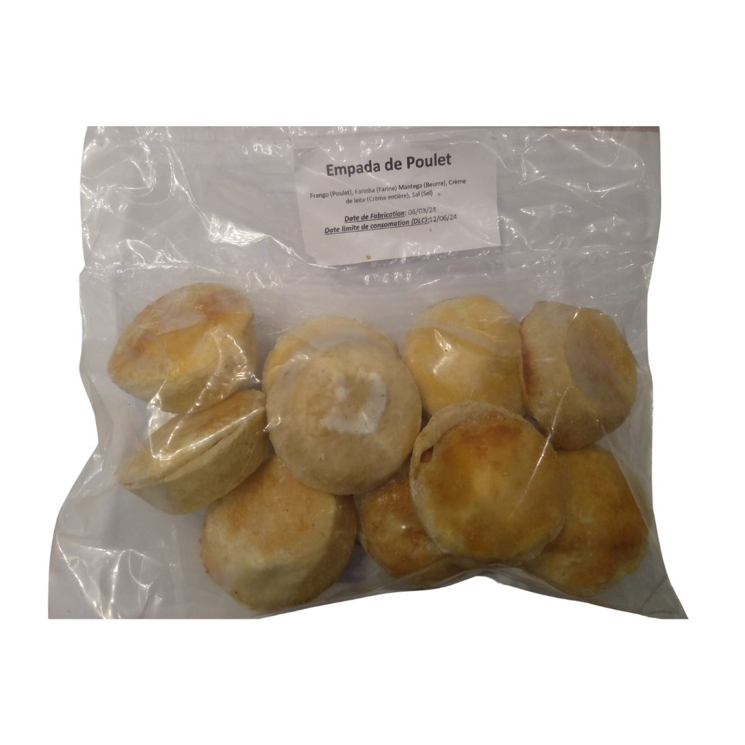 Frozen Fried Chicken Pie - Small - 10 units - Approximately 360g (Frozen - Shipping paid separately after completing the order on the website)