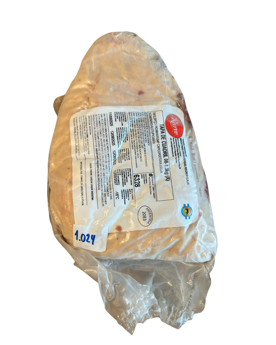 Recreo - Picanha Argentina - Entre 1 kg et 1.199kg -Picanha Argentina (Bovine Aiguillette de Rumsteck) – Recreo