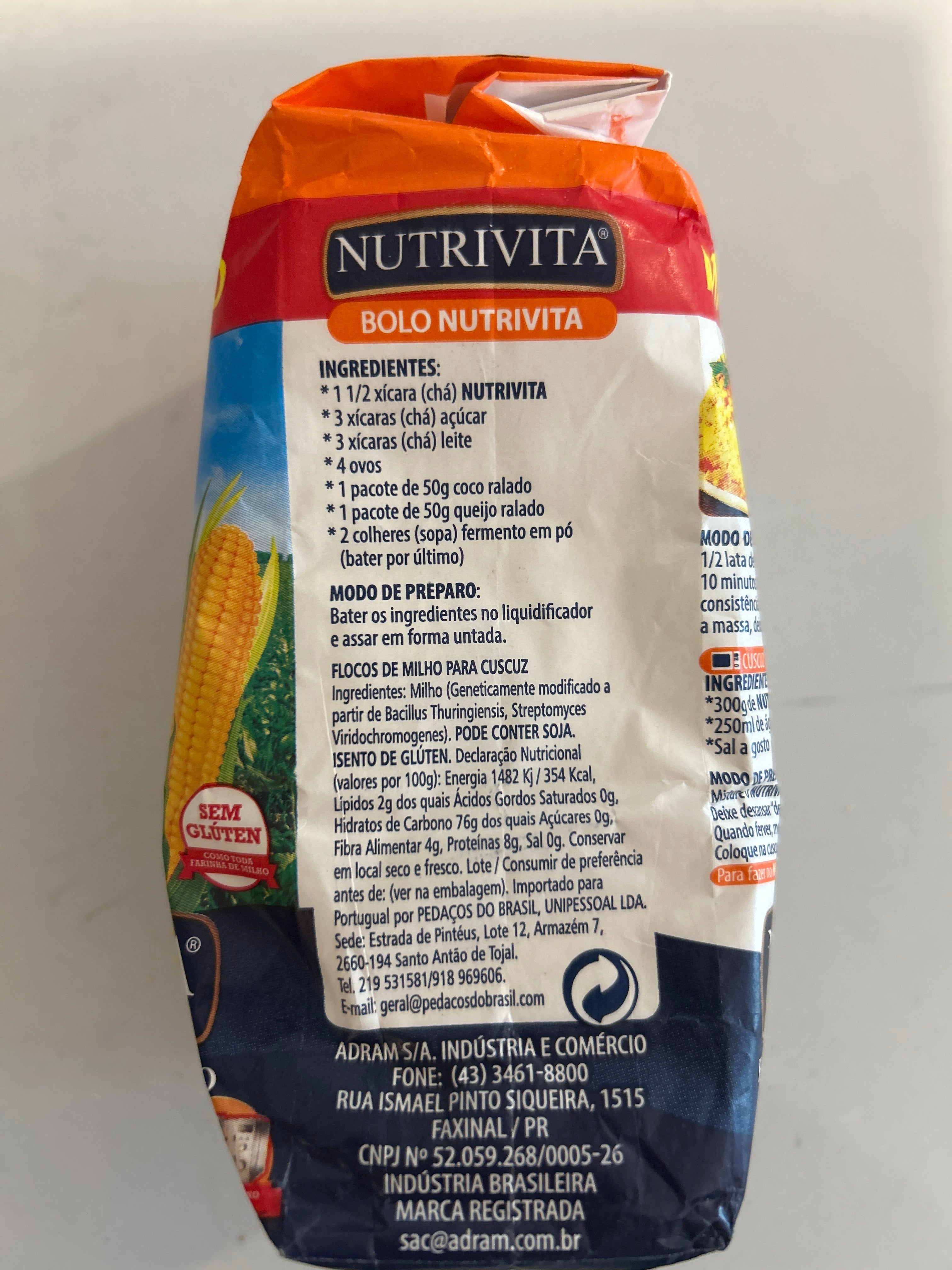 Combo - Corn Flakes for Couscous - NUTRIVITA - 500g - Buy 3 units and get 10% off