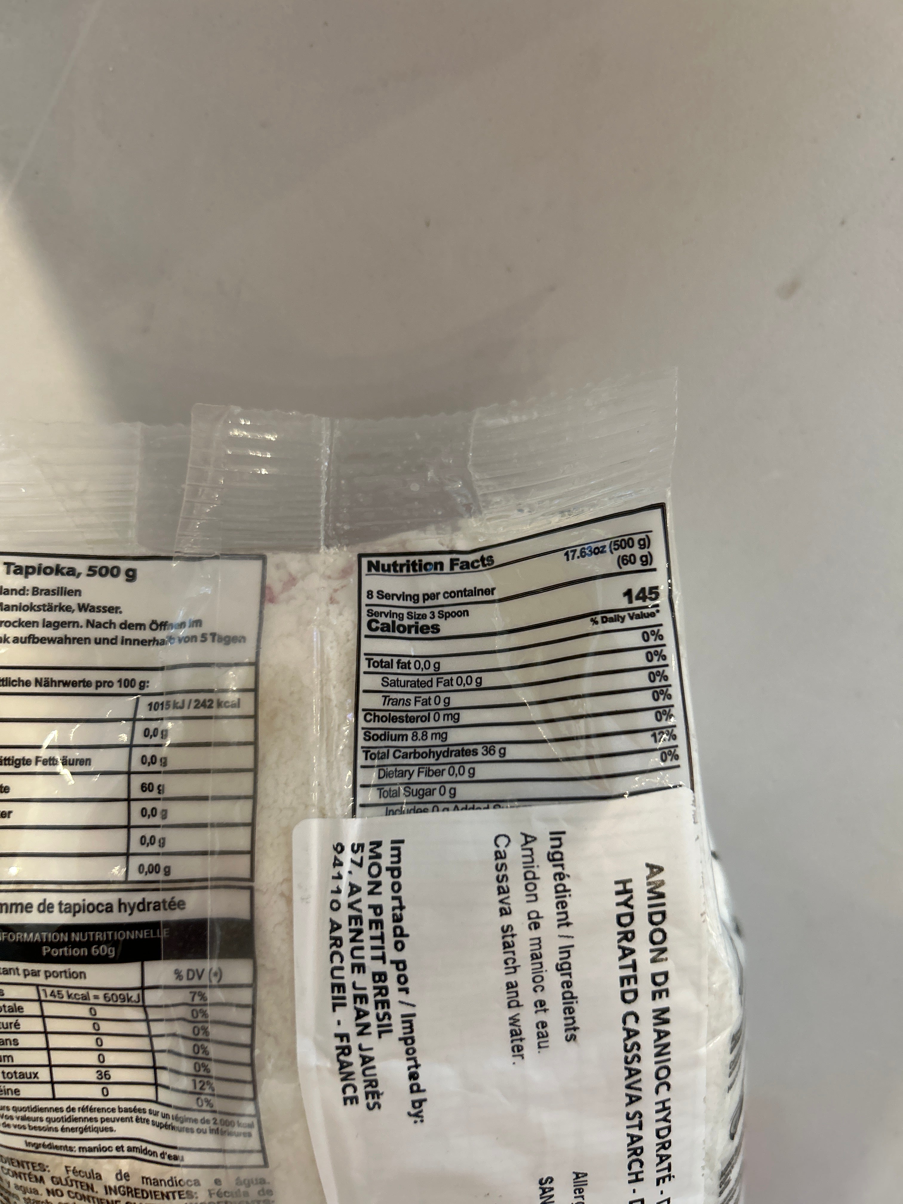 Combo - Tapioca Hidratada - DA TERRINHA - 500g - Compre 10 unidades e ganhe 10% de desconto