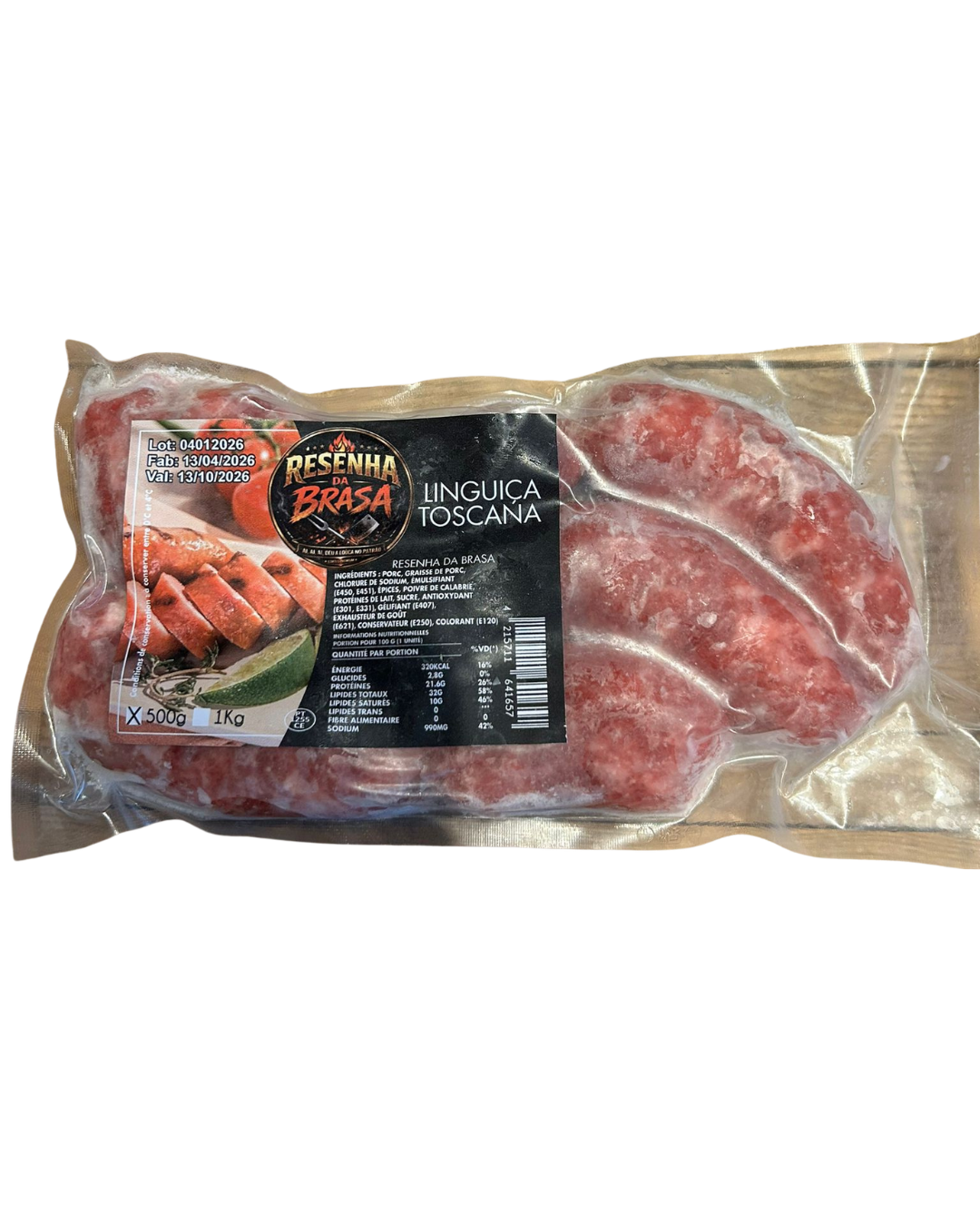 Saucisses toscanes (Linguiça Toscana) - RESENHA DA BRASA - 500g