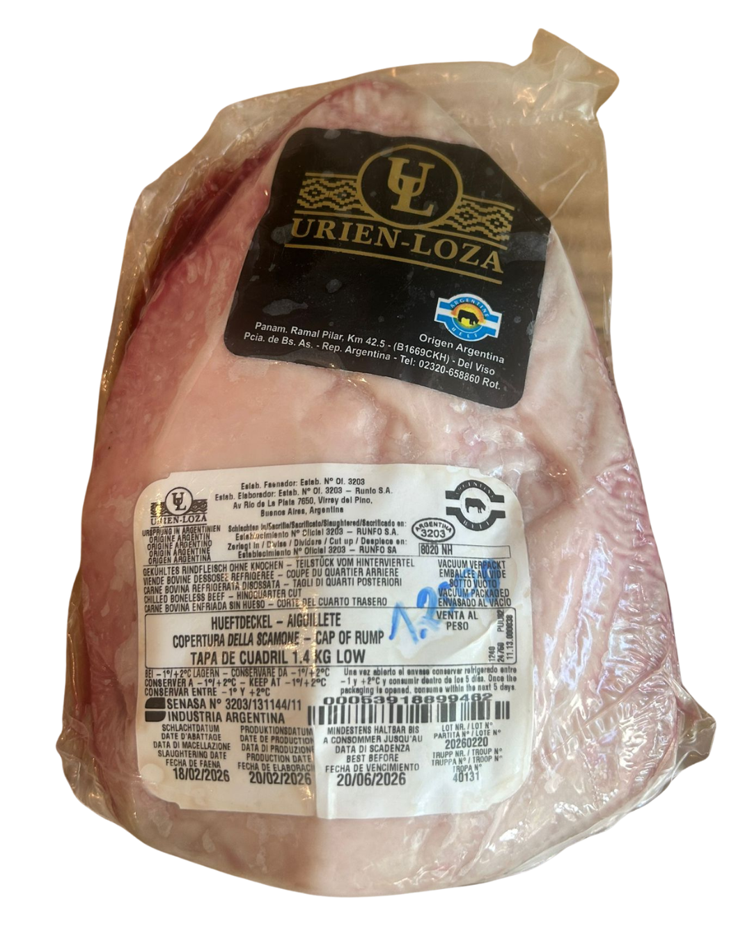 Picanha Argentina - Entre 1 kg et 1,199 kg - Picanha Argentina (Bovine Aiguillette de Rumsteck) – URIEN-LOZA