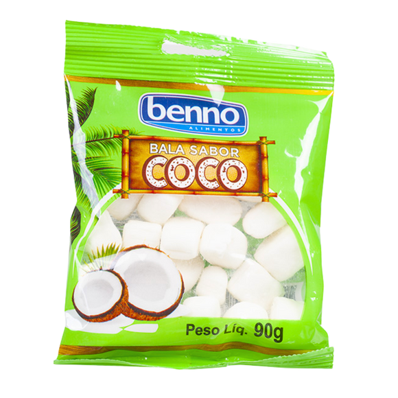 Bala de Coco (Bonbons à la noix de coco) - BENNO - 90g