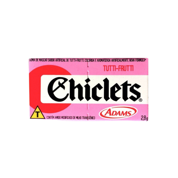 Chiclets Tutti-Frutti - ADAMS - 2,8g