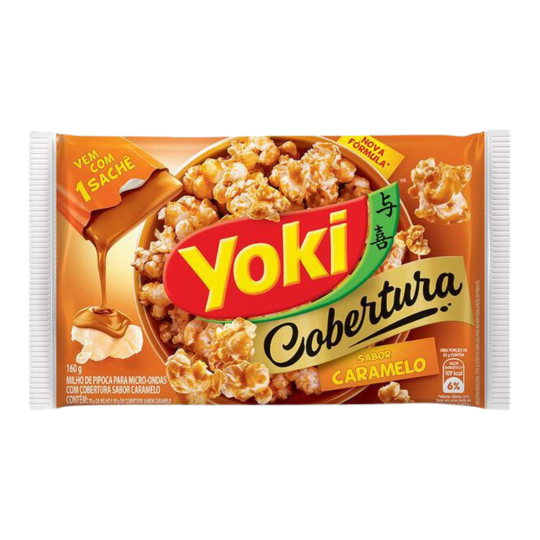 Popcorn micro-ondes saveur caramel - YOKI - 160g