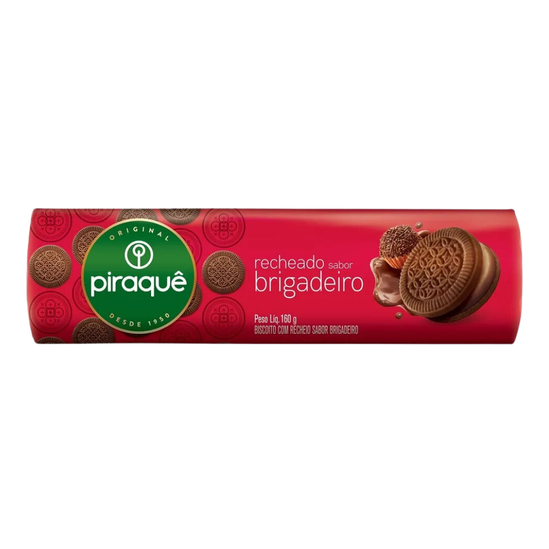 Biscoito Recheado Brigadeiro - PIRAQUÊ - 160g