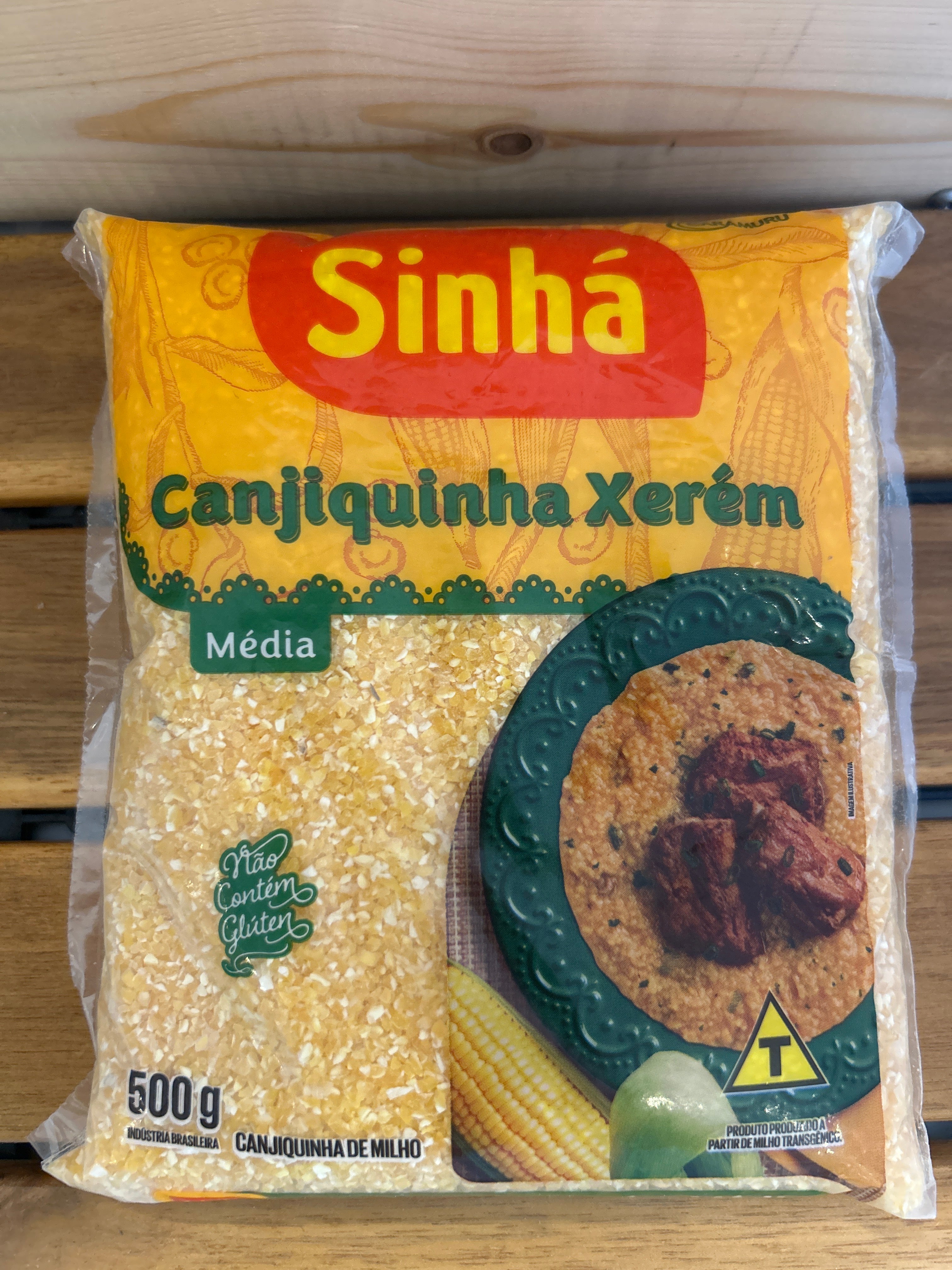 Maïs sec cassé “Hominy” (Canjiquinha Xerém Média Amarela) - Sinhá - 500g